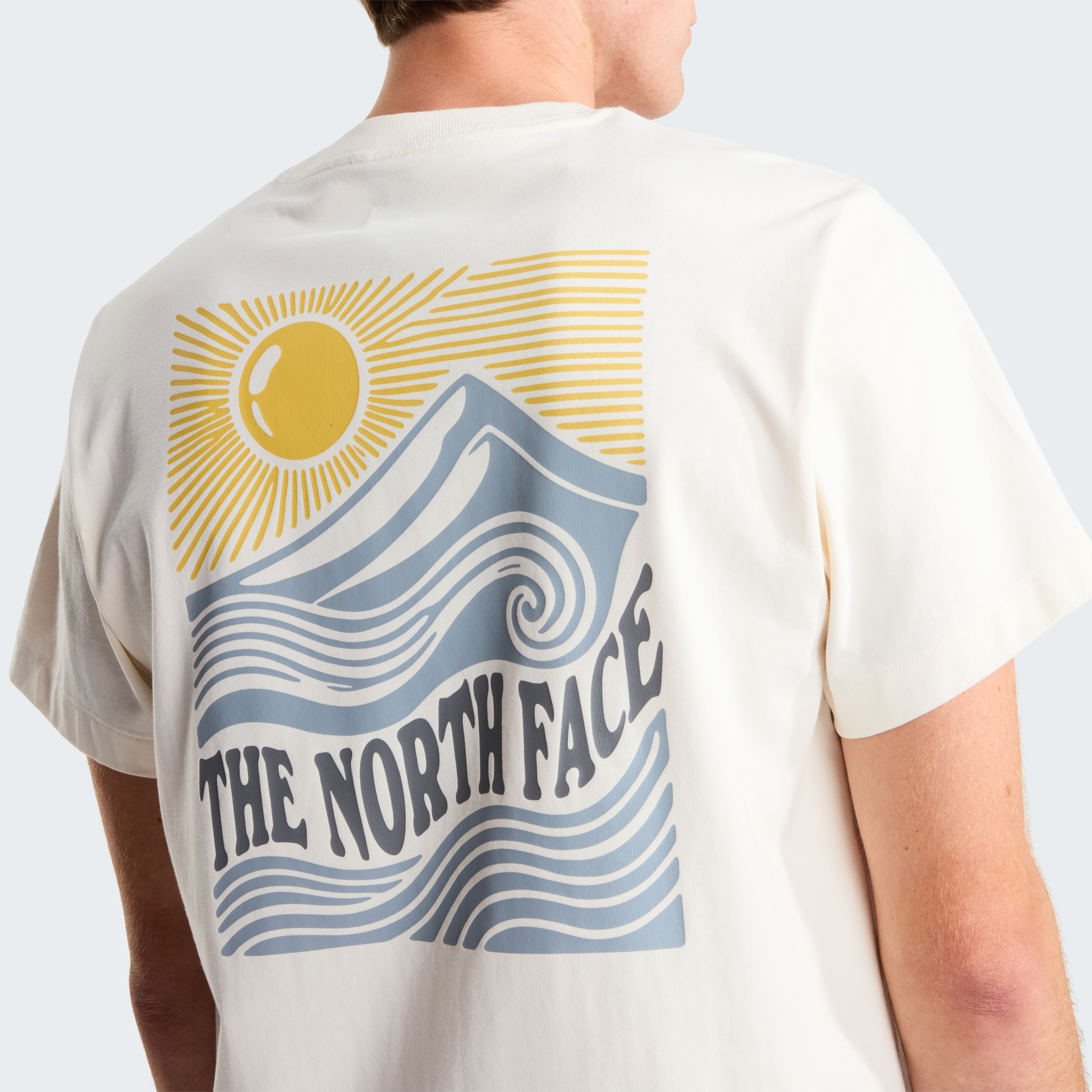 THE NORTH FACE M MOUNTAIN ESCAPE RELAXED SHORT SLEEVE T WHITE DUNE – Bild 8
