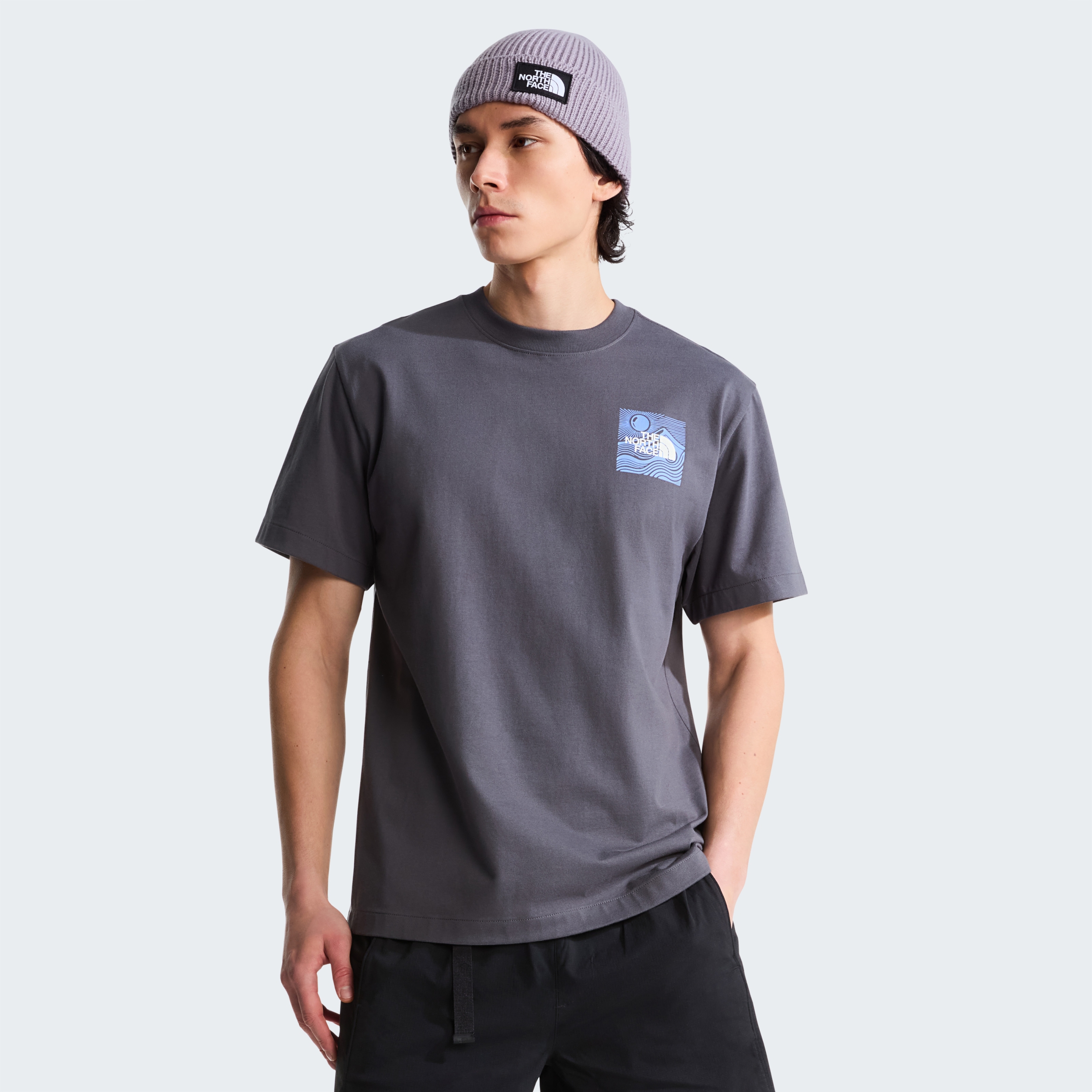 THE NORTH FACE M MOUNTAIN ESCAPE RELAXED SHORT SLEEVE T ANTHRACITE GREY – Bild 4