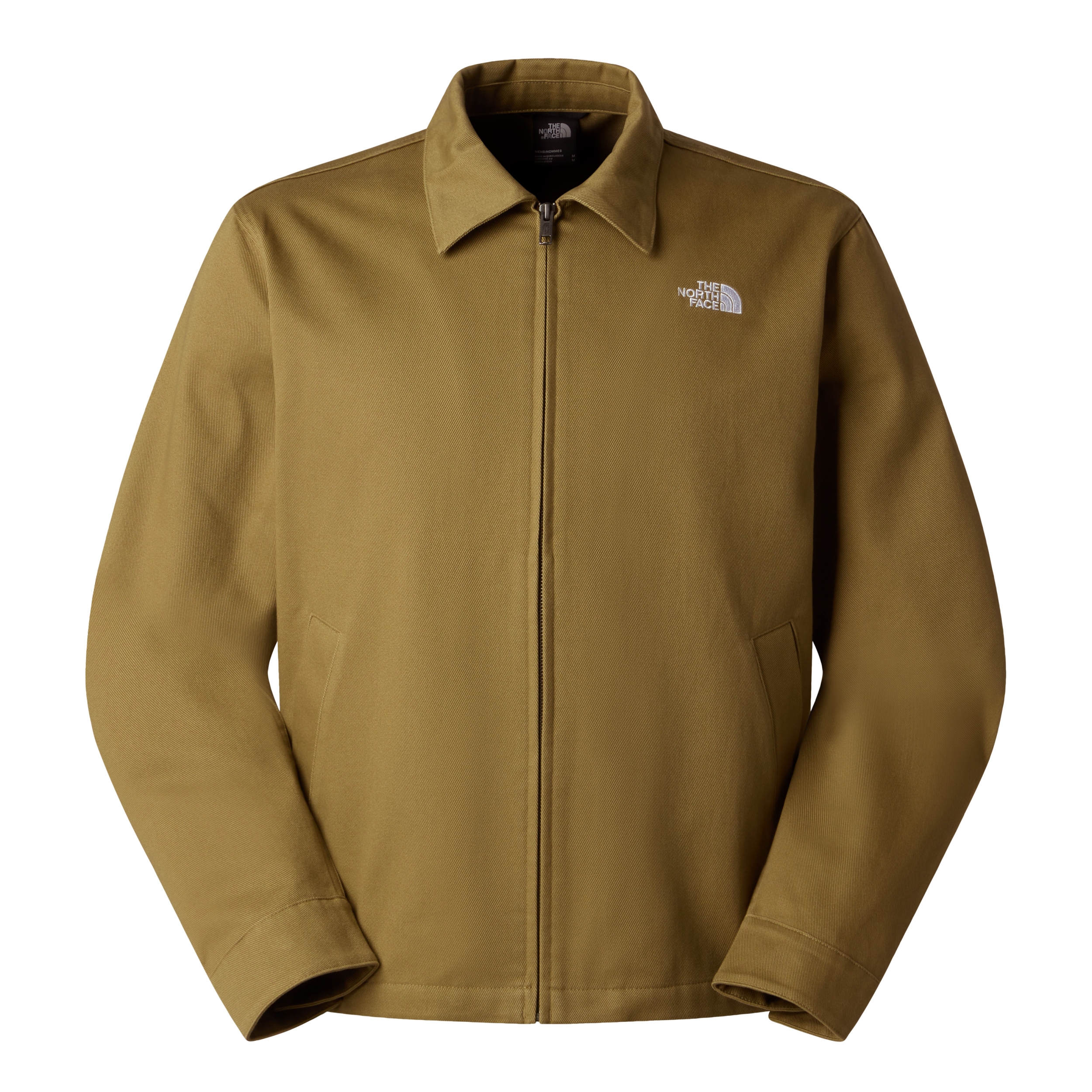 THE NORTH FACE M TWILL COLLARED JACKET CEDAR