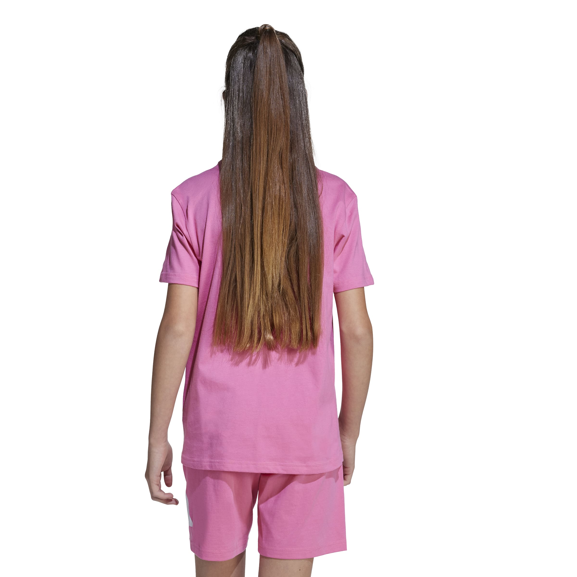 ADIDAS J BL TEE 160 PNKFUS/CLPINK/WHITE – Bild 3