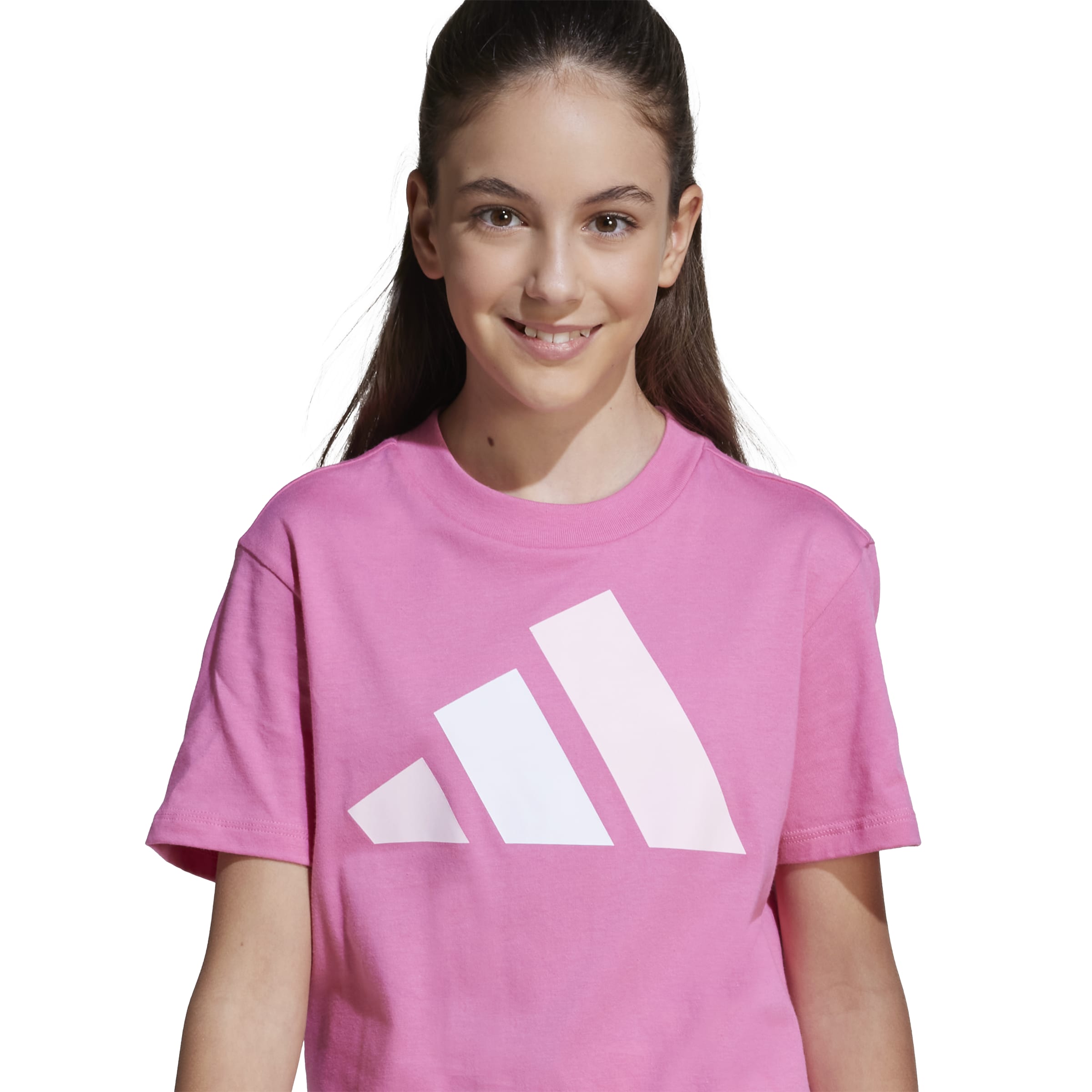 ADIDAS J BL TEE 160 PNKFUS/CLPINK/WHITE – Bild 6