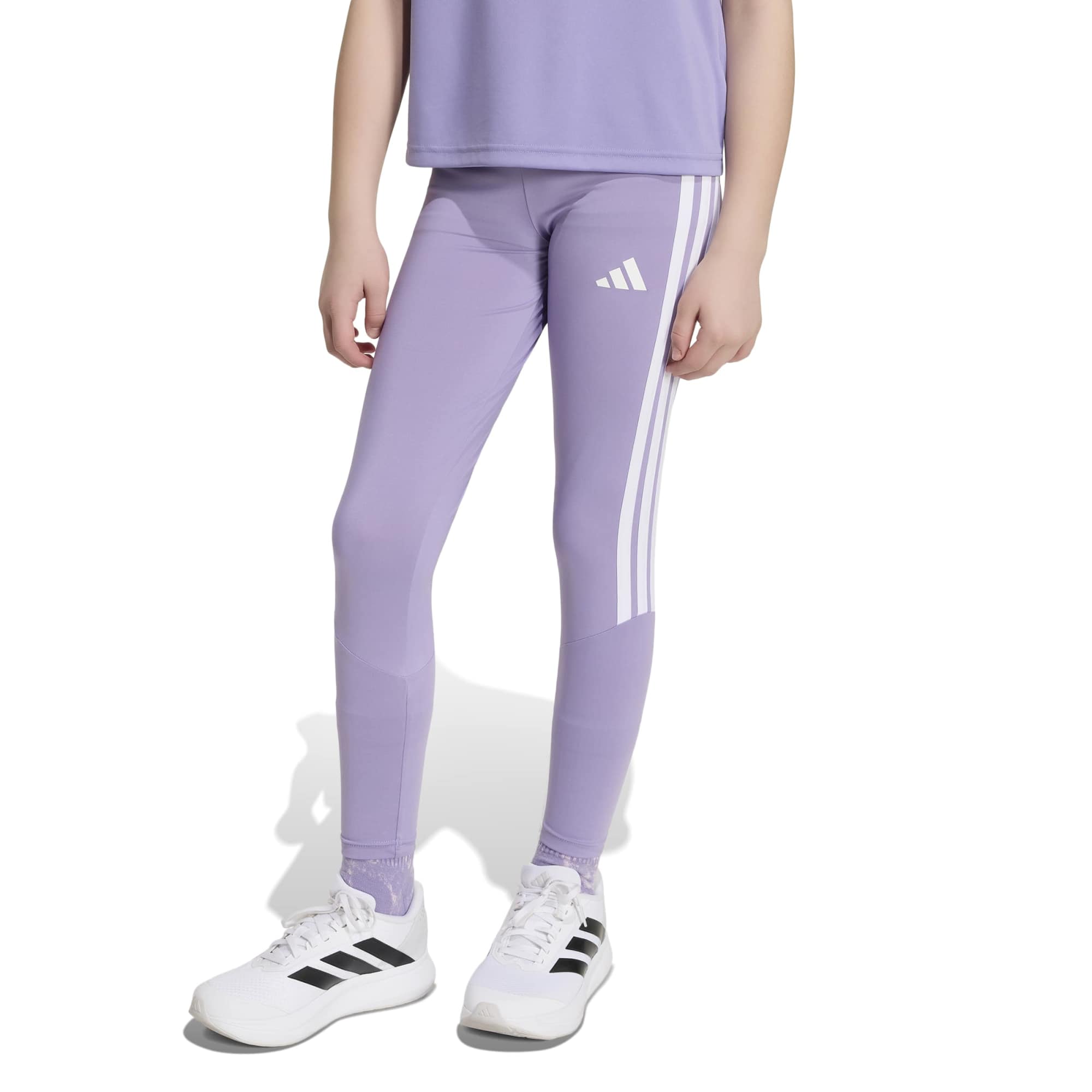 ADIDAS JG TR-ES 3S LEG MAGLIL/WHITE – Bild 2