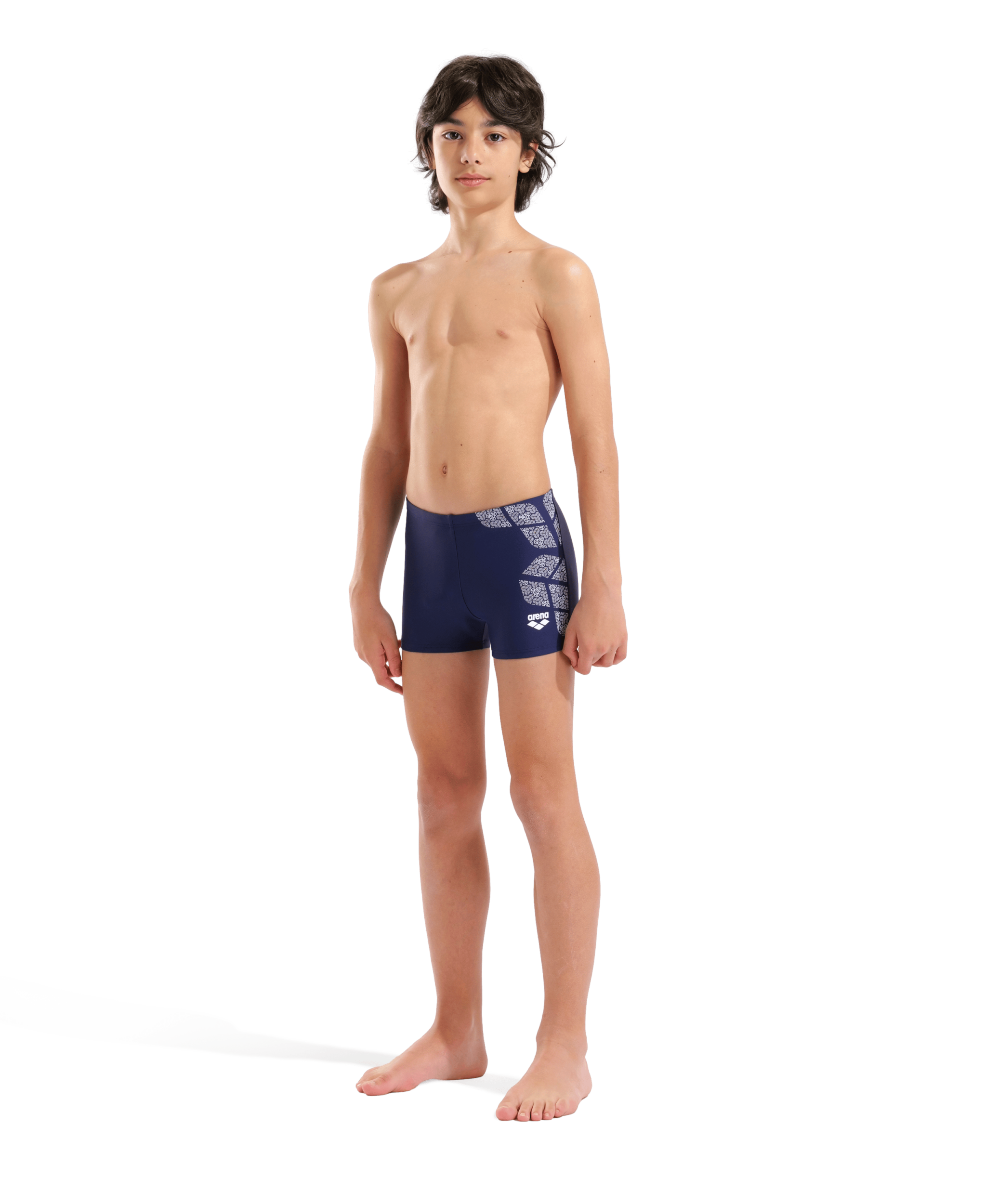 ARENA B ARENA KIKKO SWIM SHORT NAVY-WHITE – Bild 2