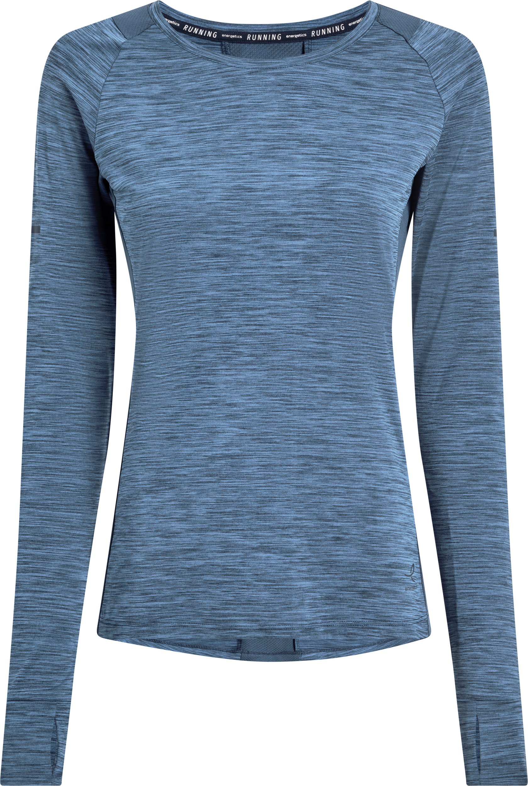 ENERGETICS Da.-Langarmshirt Evii L/S W MELANGE/NAVY/NAVY