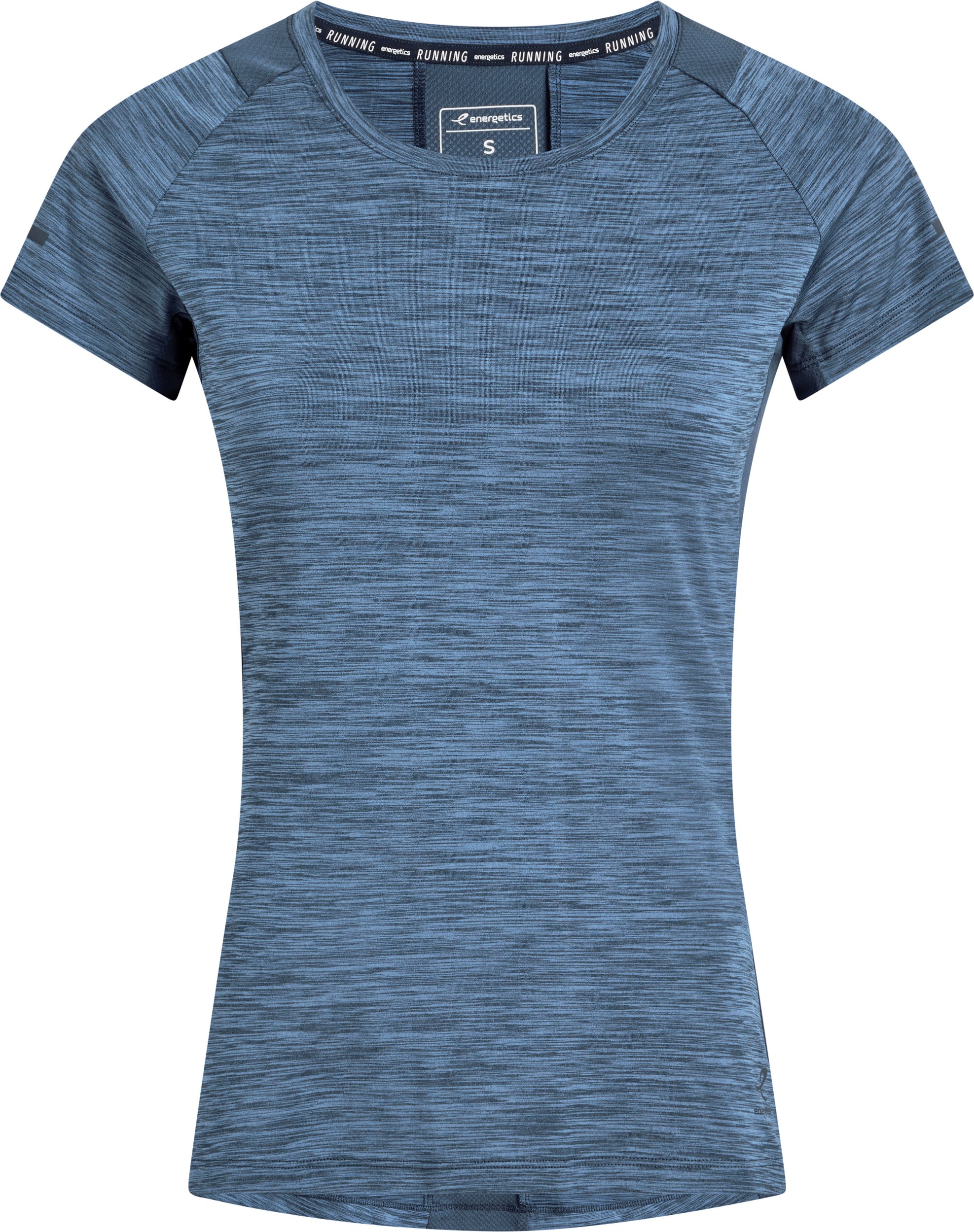ENERGETICS Da.-T-Shirt Evii SS W MELANGE/NAVY/NAVY