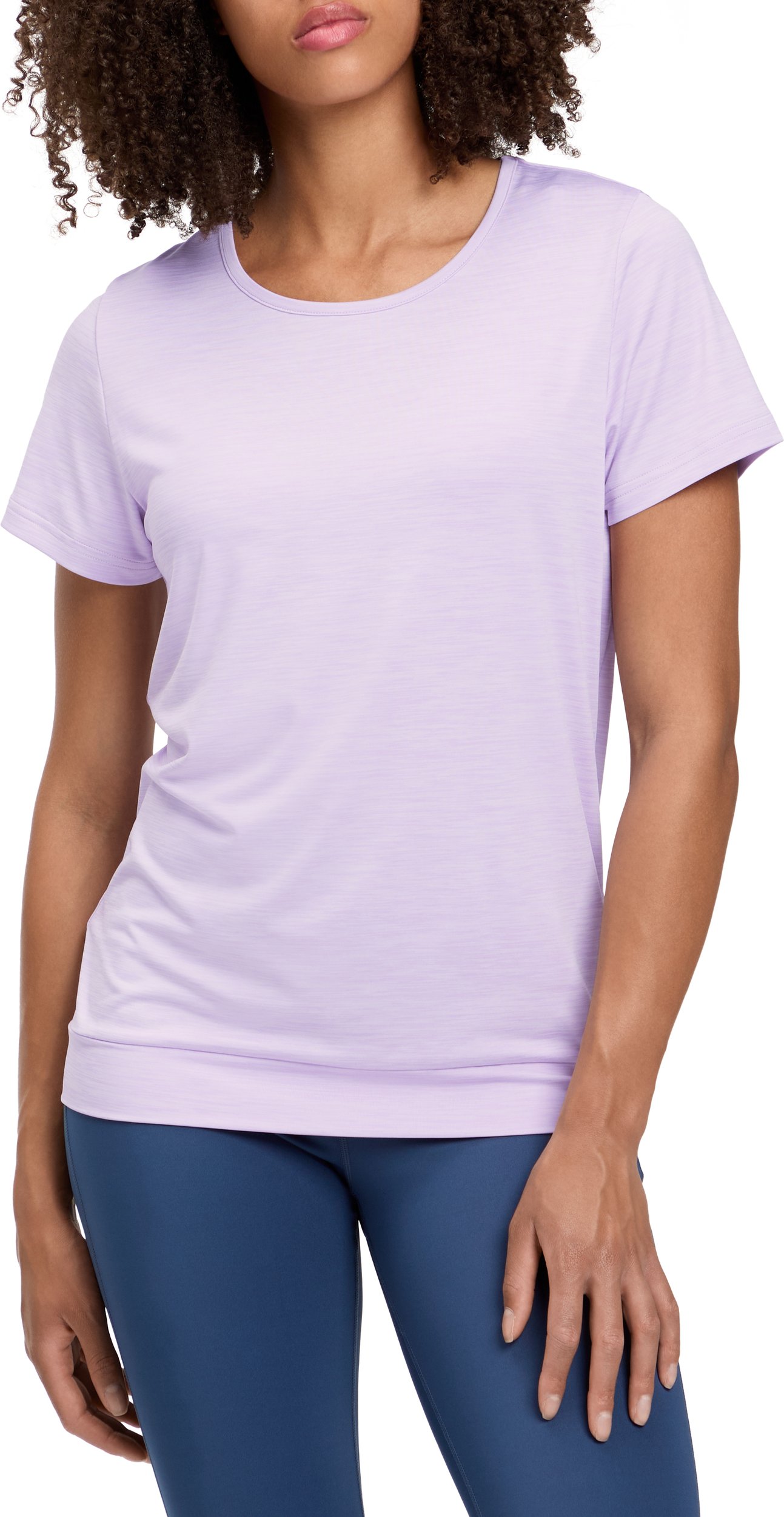 ENERGETICS Da.-T-Shirt Jewel SS W MELANGE/LILAC/LILAC – Bild 2