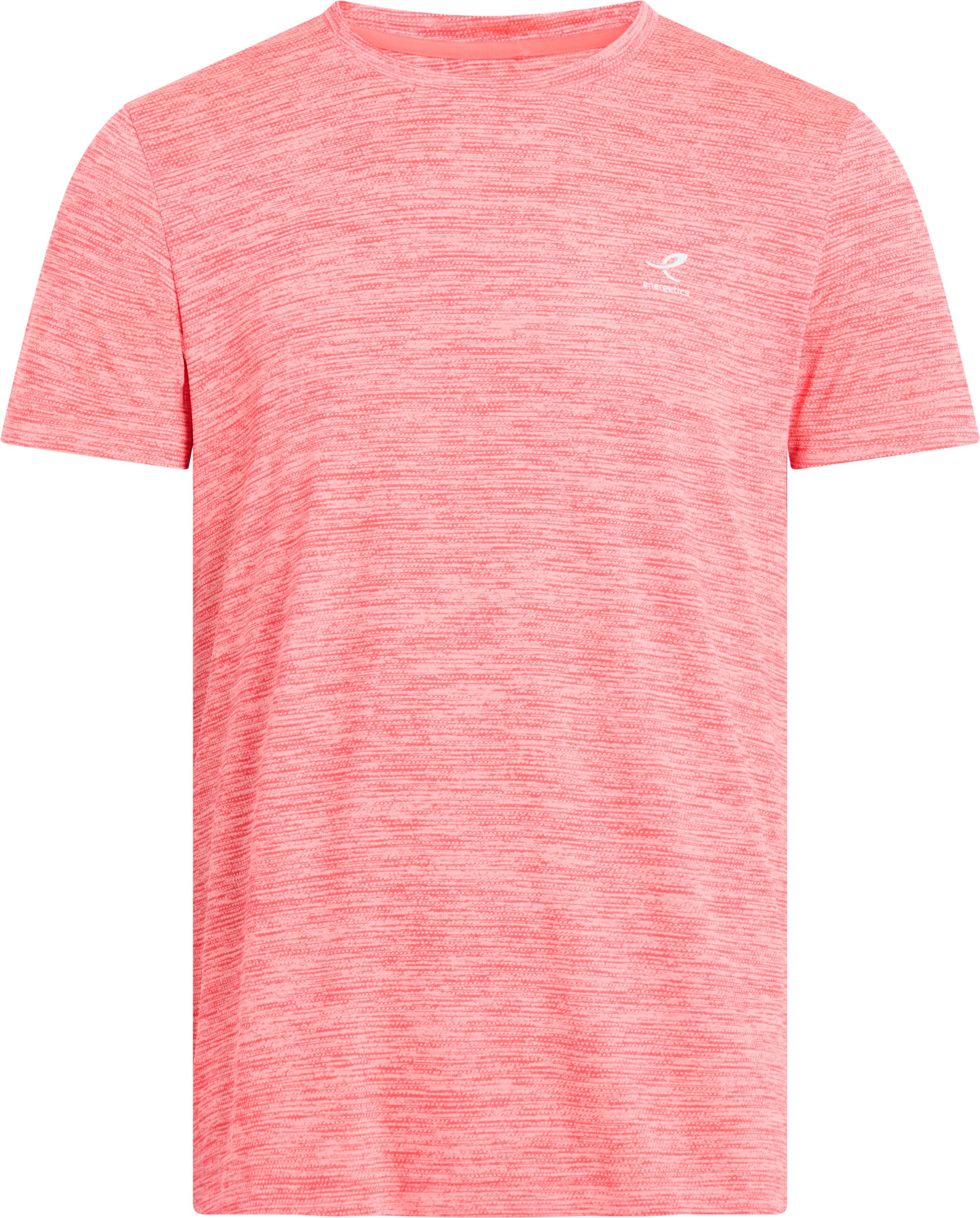 ENERGETICS He.-T-Shirt Telly II SS M MELANGE/RED LIGHT/RE