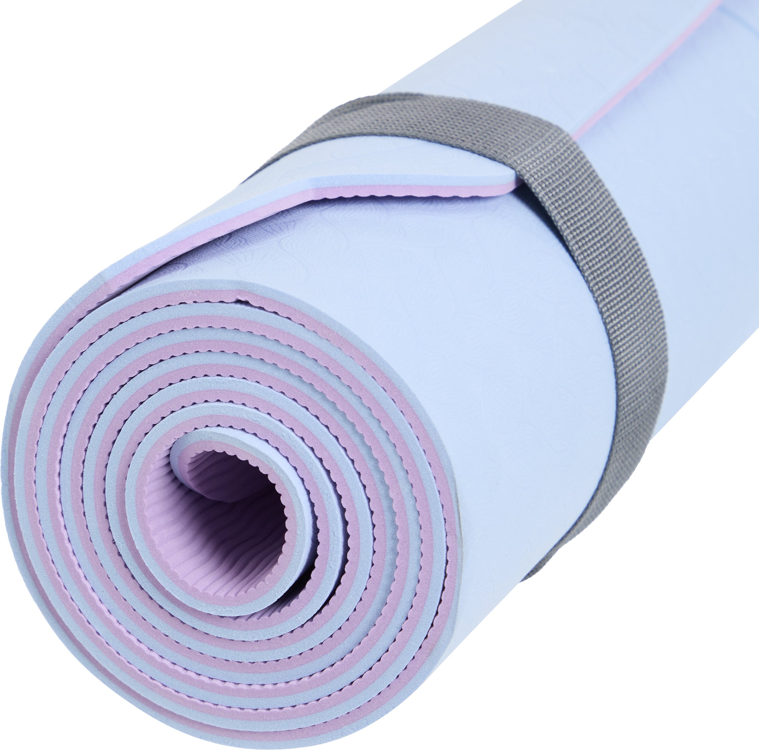 ENERGETICS Yoga-Matte PVC Free Yoga Mat 1.0 BLUE LIGHT/LILAC – Bild 2