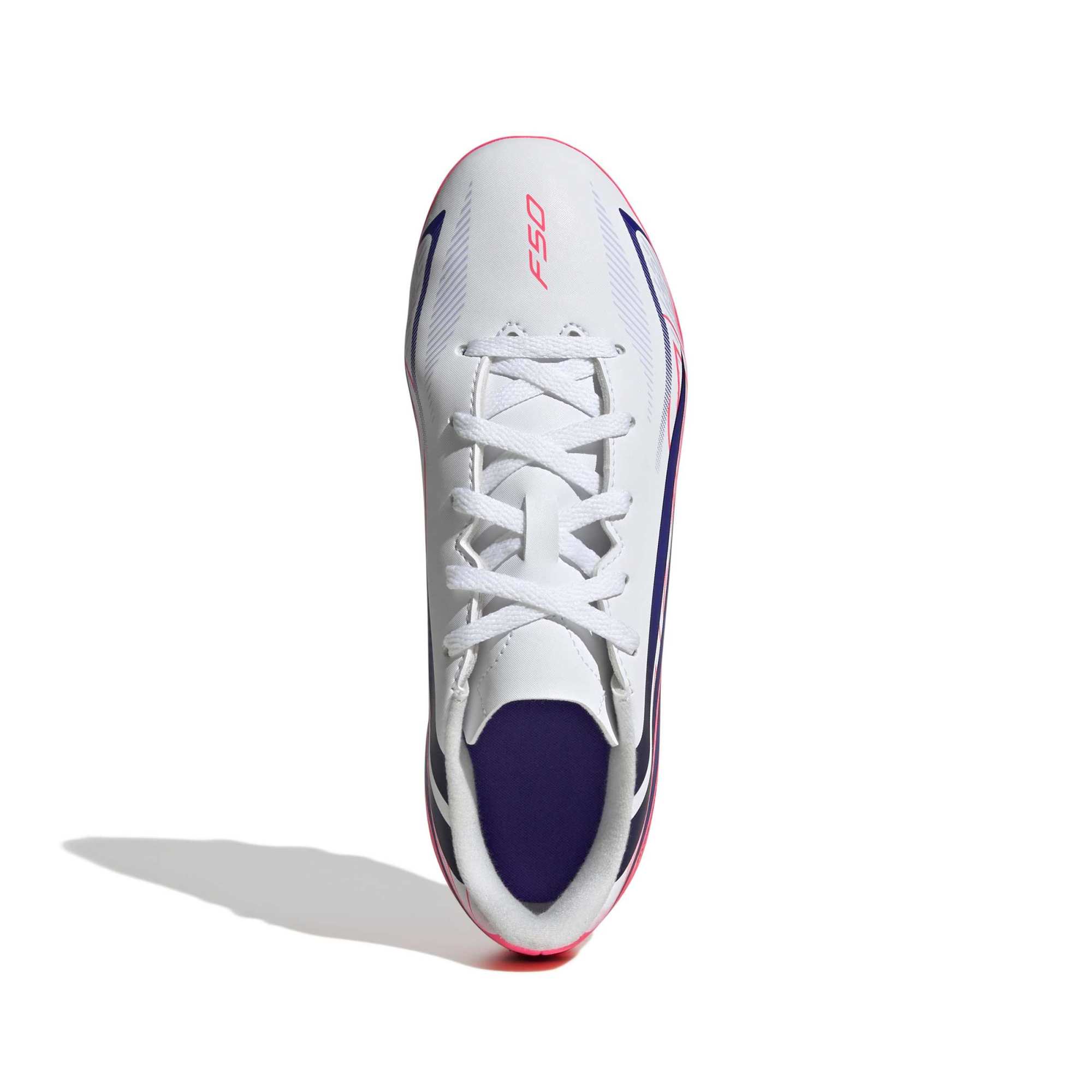 ADIDAS F50 HYPERFAST CLUB FG/MG J FTWWHT/SOLPUR/SOLTUR – Bild 2