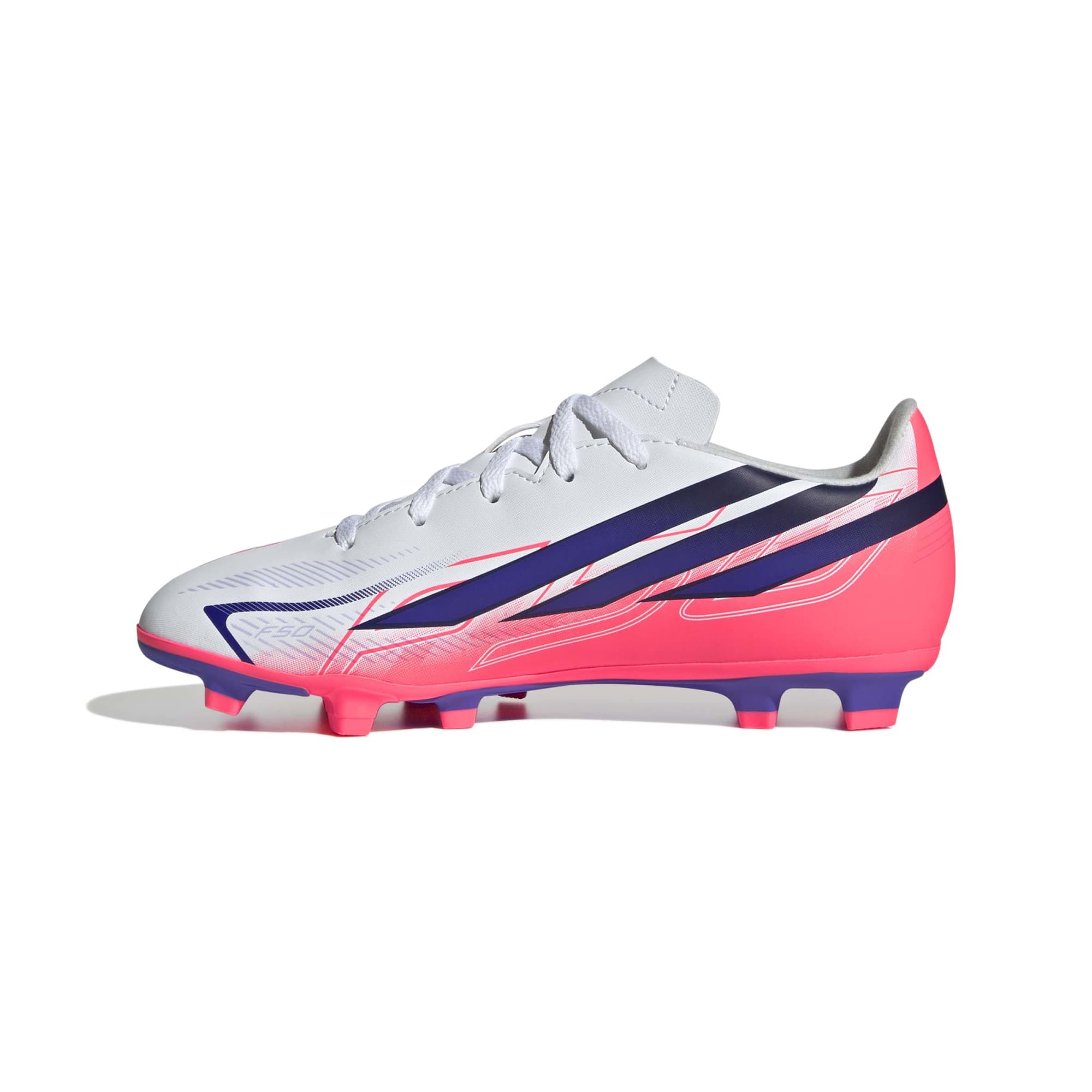 ADIDAS F50 HYPERFAST CLUB FG/MG J FTWWHT/SOLPUR/SOLTUR – Bild 4
