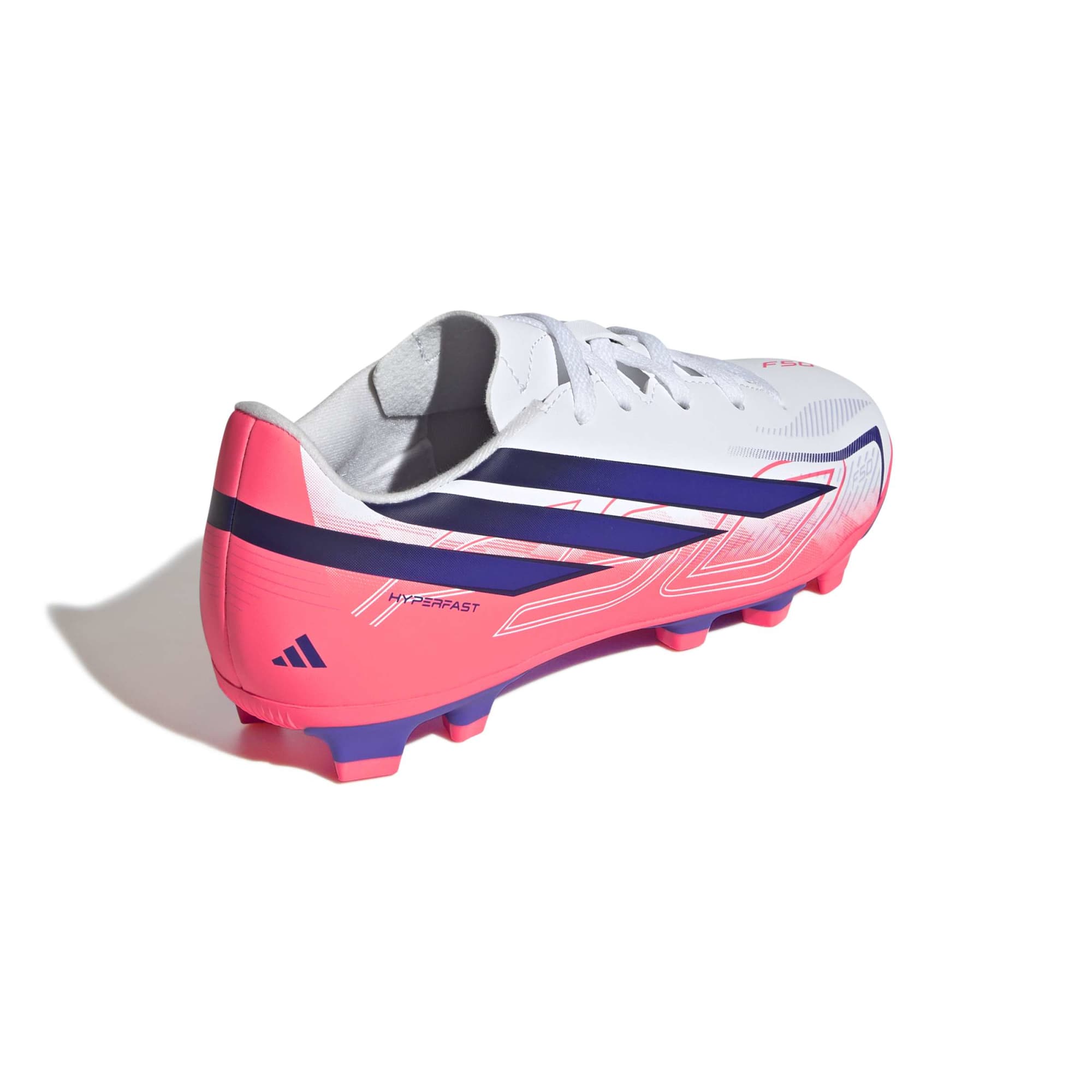 ADIDAS F50 HYPERFAST CLUB FG/MG J FTWWHT/SOLPUR/SOLTUR – Bild 6