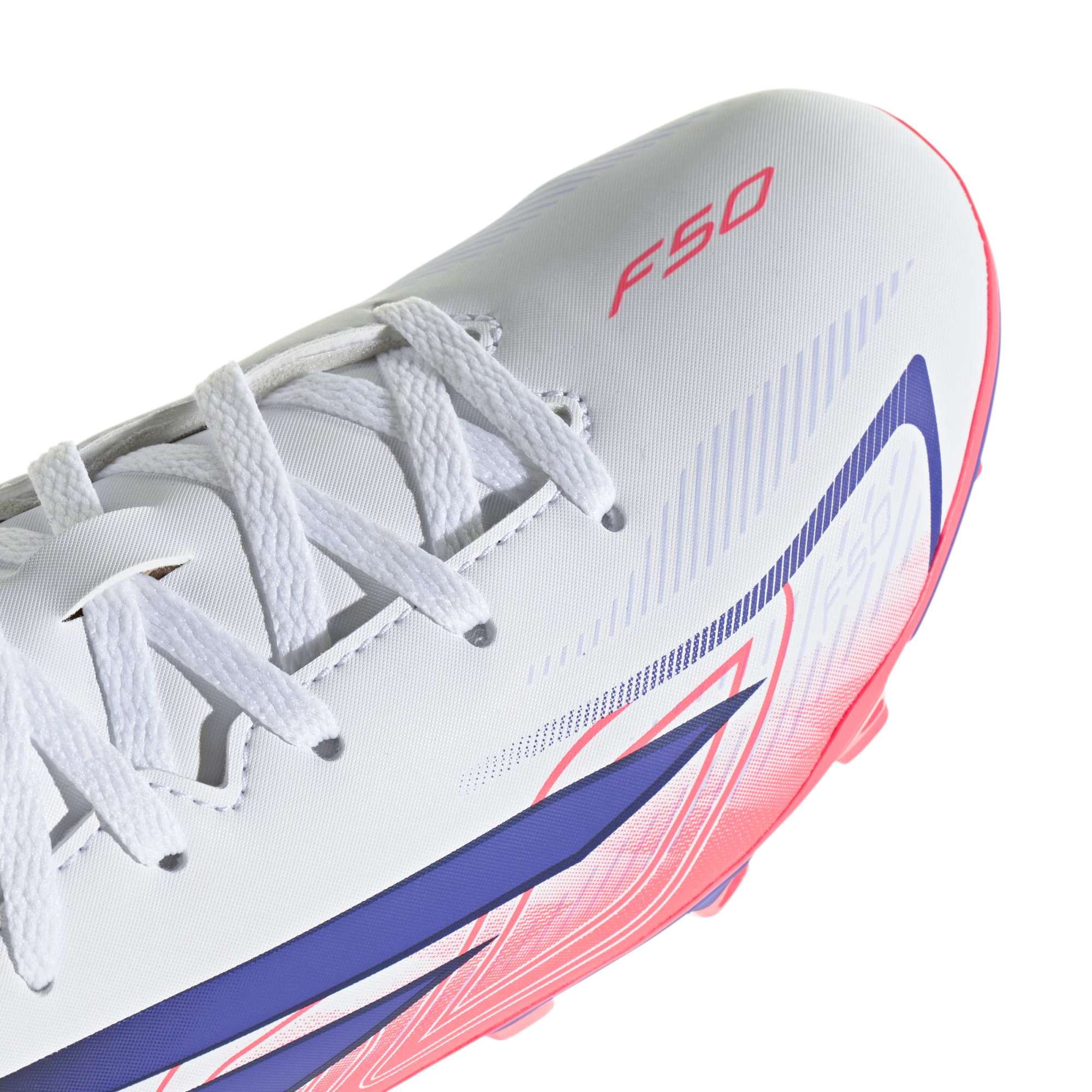 ADIDAS F50 HYPERFAST CLUB FG/MG J FTWWHT/SOLPUR/SOLTUR – Bild 8