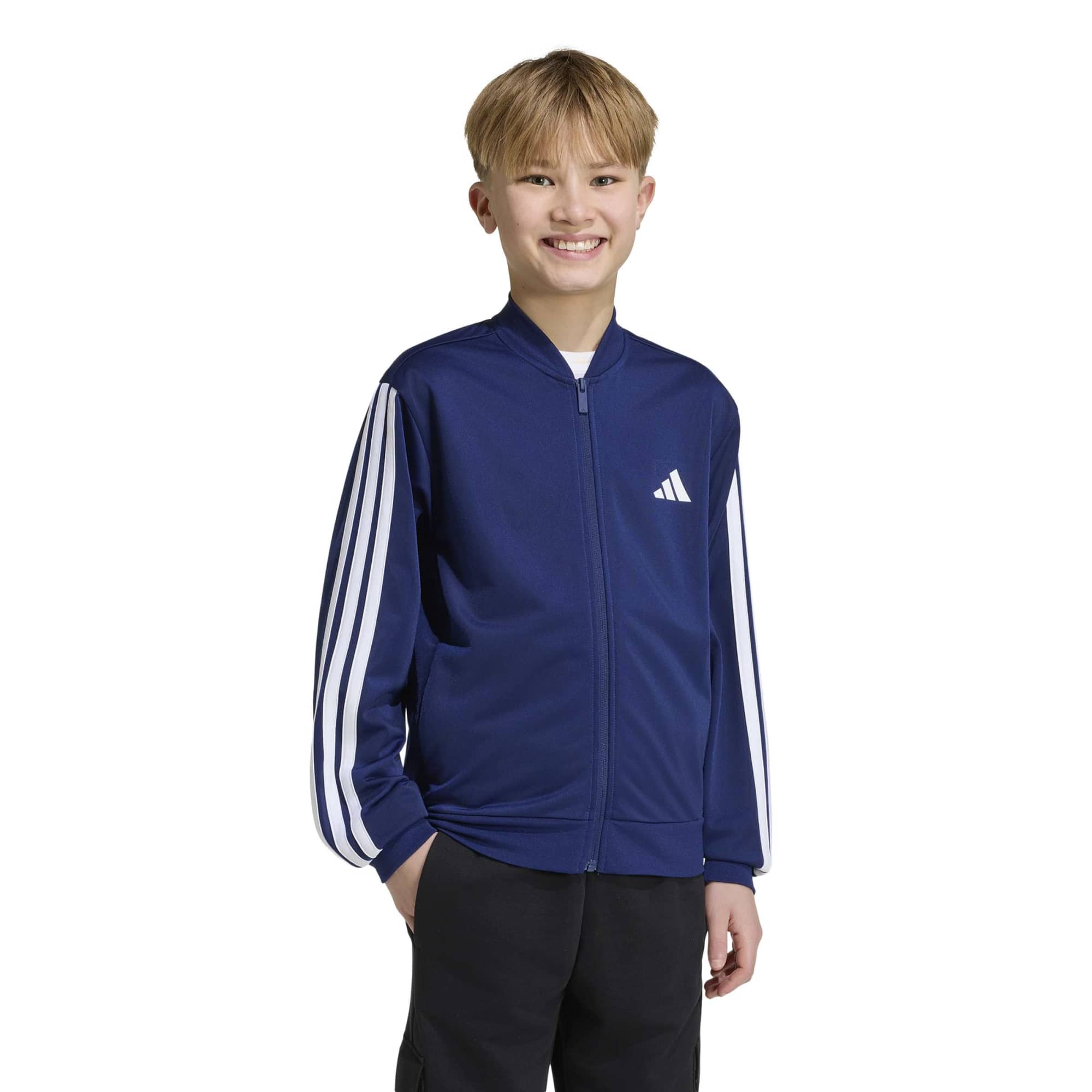 ADIDAS J 3S FZ TR TT DKBLUE/WHITE – Bild 2