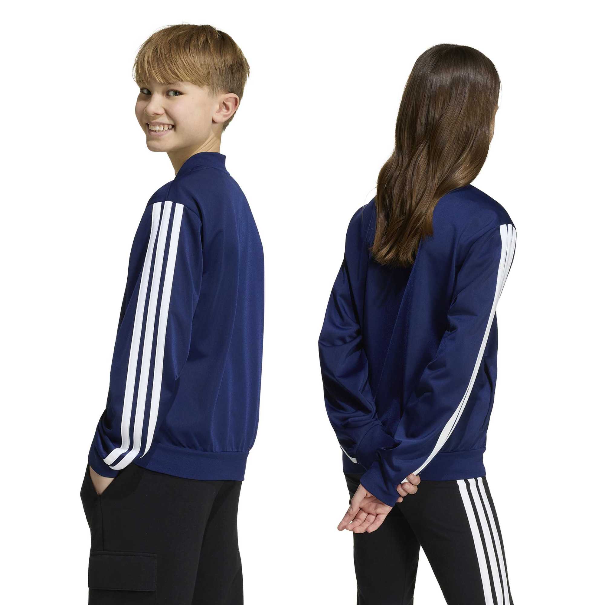 ADIDAS J 3S FZ TR TT DKBLUE/WHITE – Bild 7