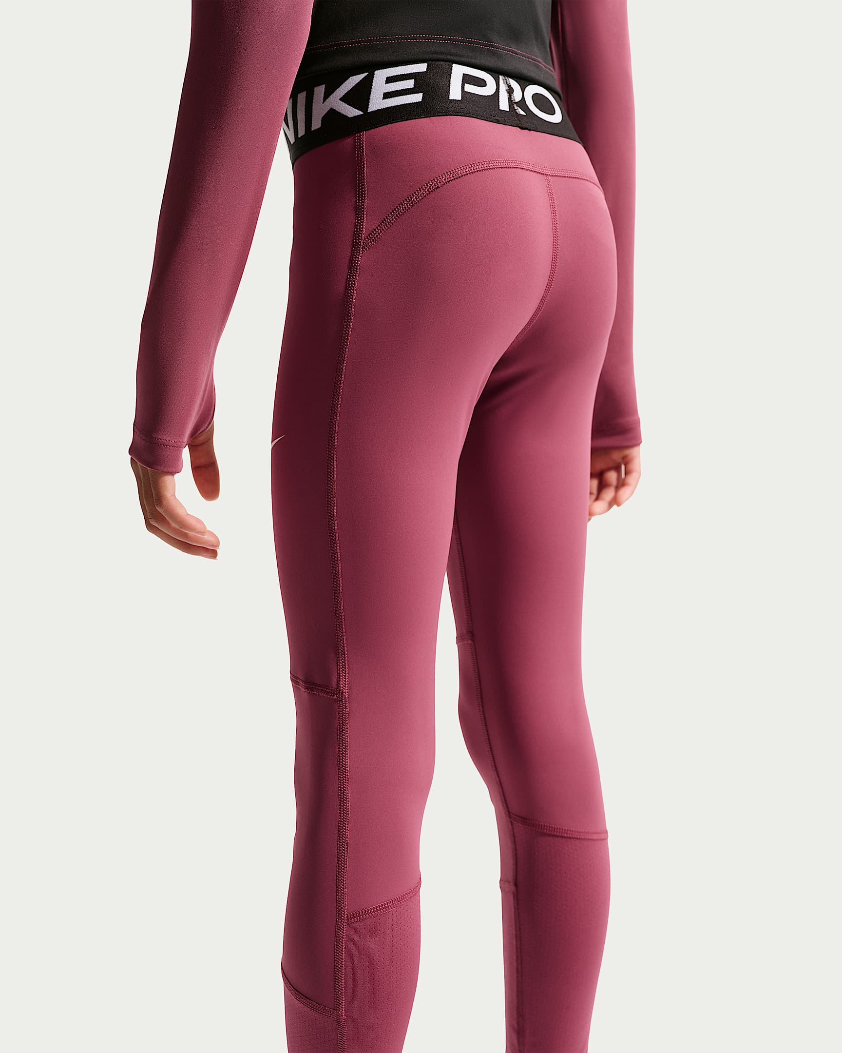 NIKE G NP DF TIGHT OP PINK SMOKE/WHITE – Bild 3