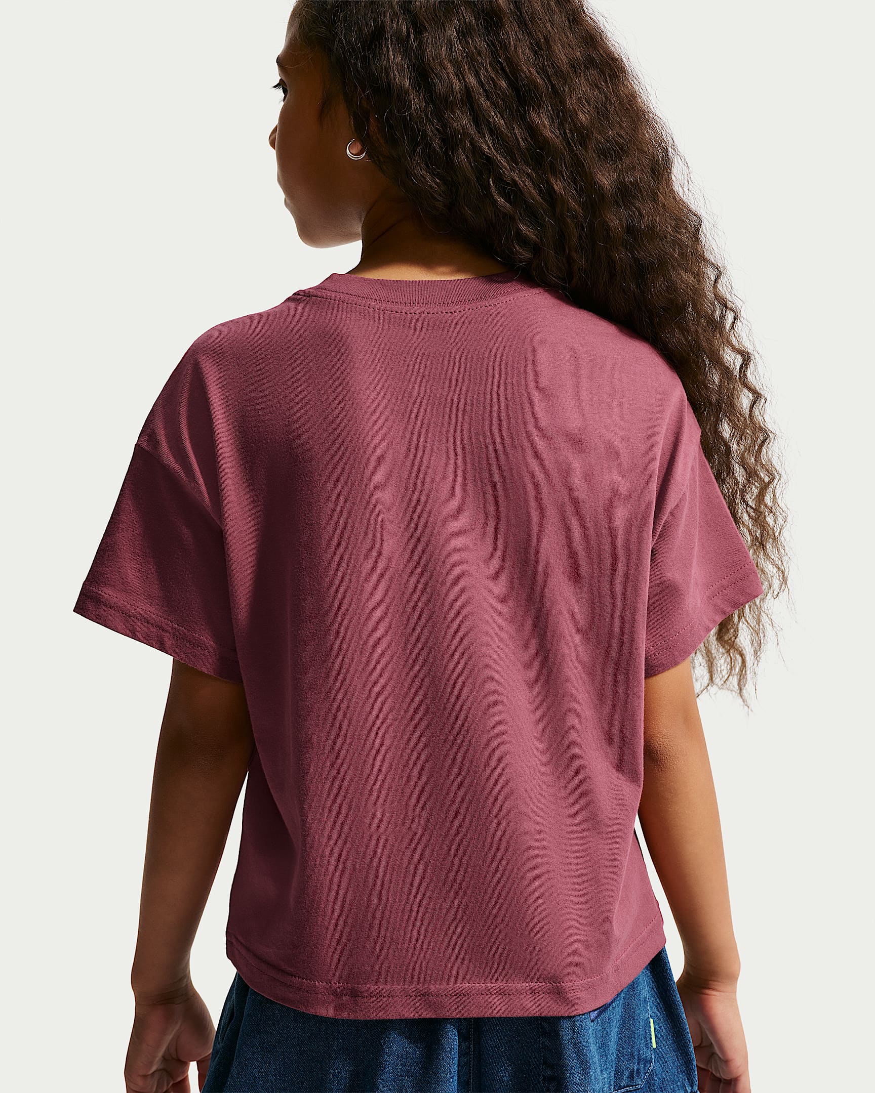 NIKE G NSW TEE BOXY ESSNTL LBR PINK SMOKE – Bild 2
