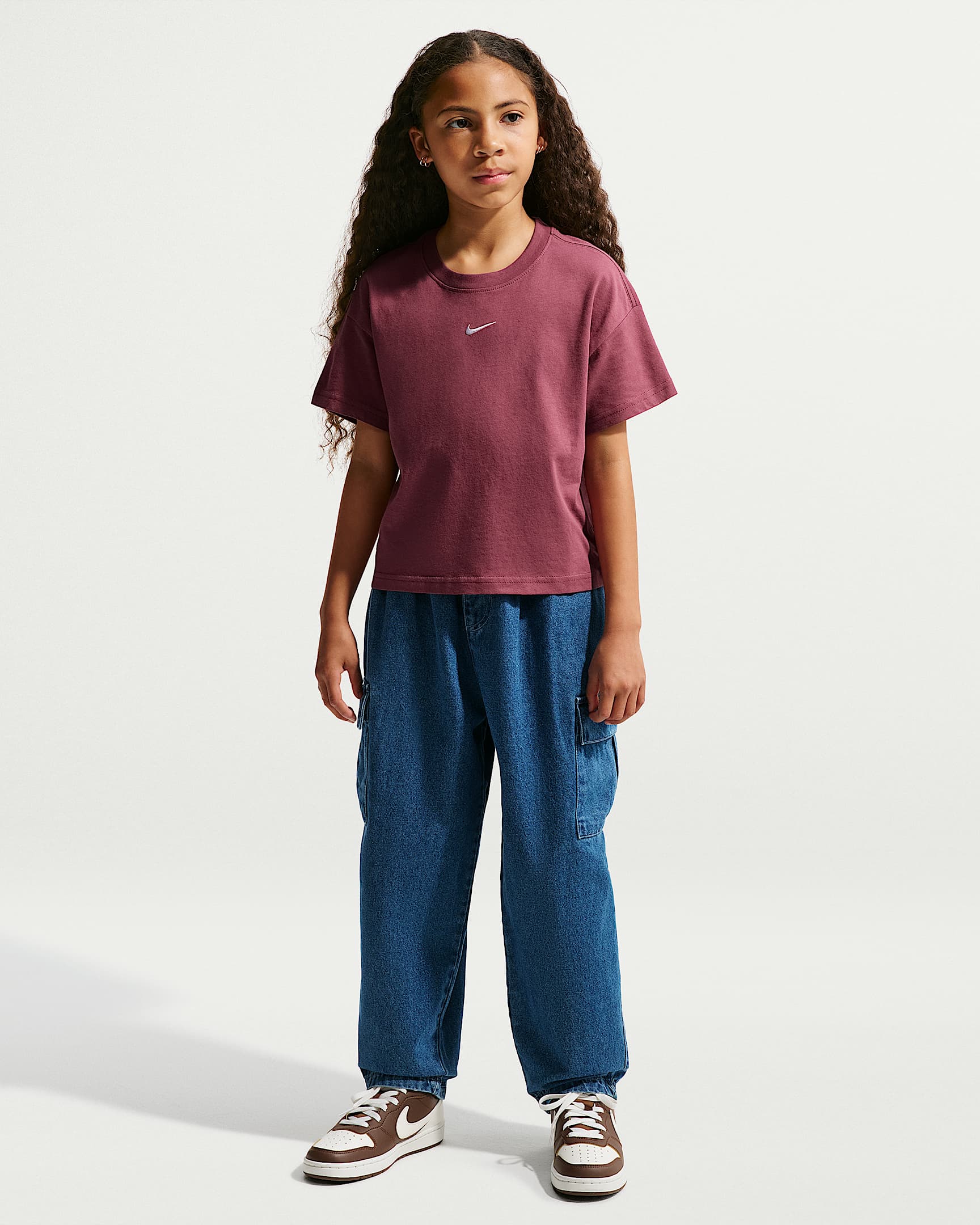 NIKE G NSW TEE BOXY ESSNTL LBR PINK SMOKE – Bild 4