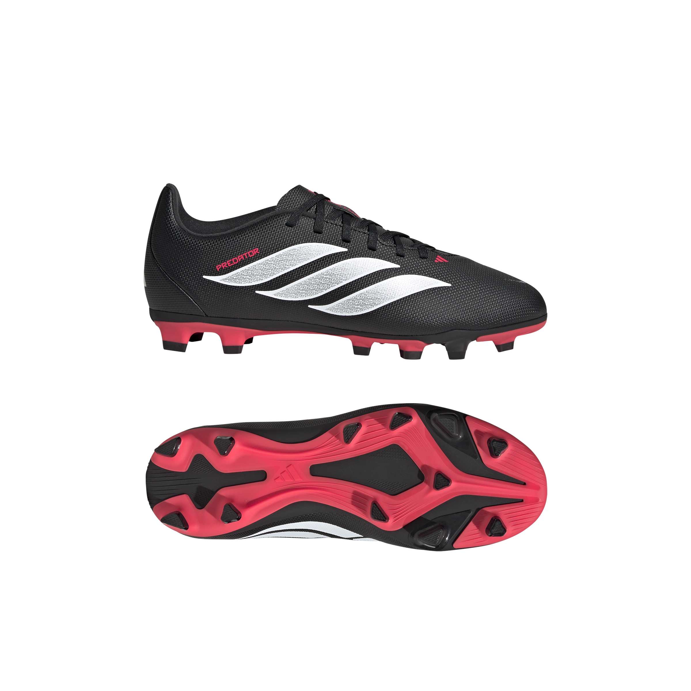 ADIDAS PREDATOR CLUB FG/MG J CBLACK/FTWWHT/LUCRED – Bild 10