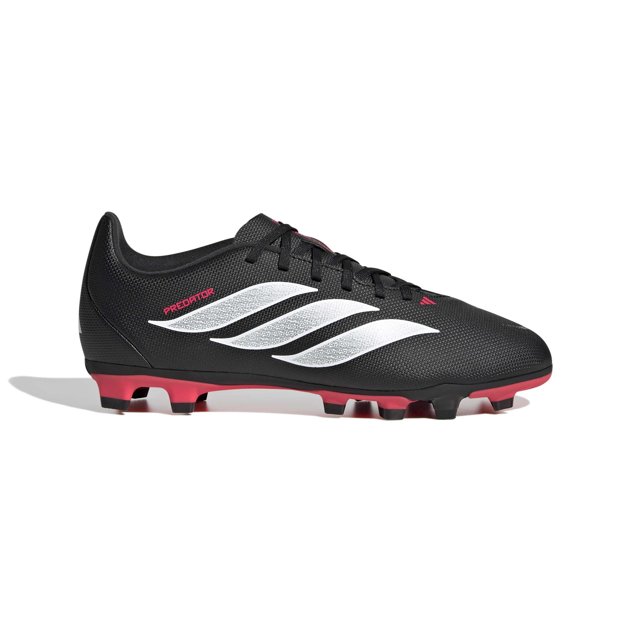 ADIDAS PREDATOR CLUB FG/MG J CBLACK/FTWWHT/LUCRED