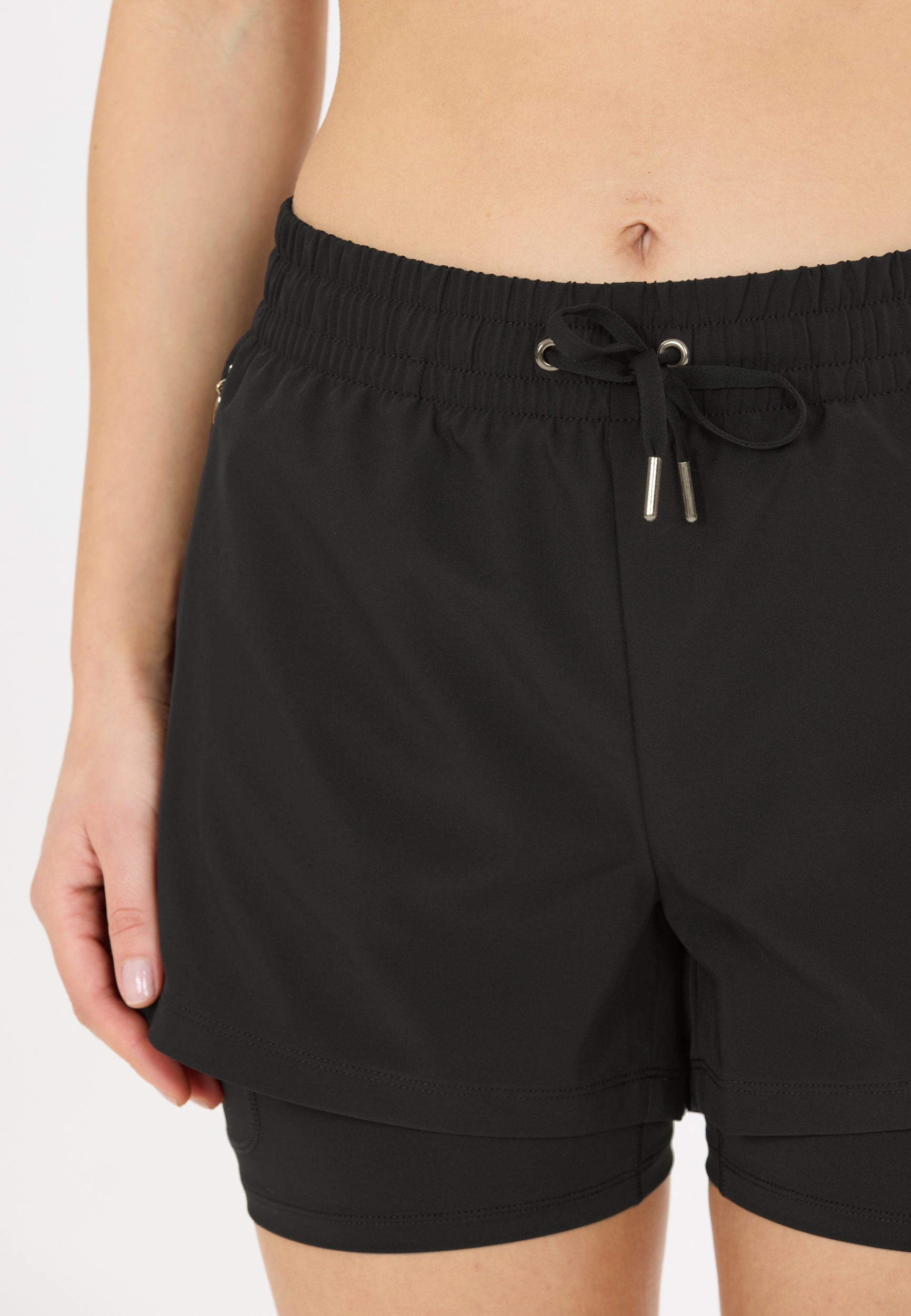 ATHLECIA Timmie V3 W 2-in-1 Shorts BLACK – Bild 4