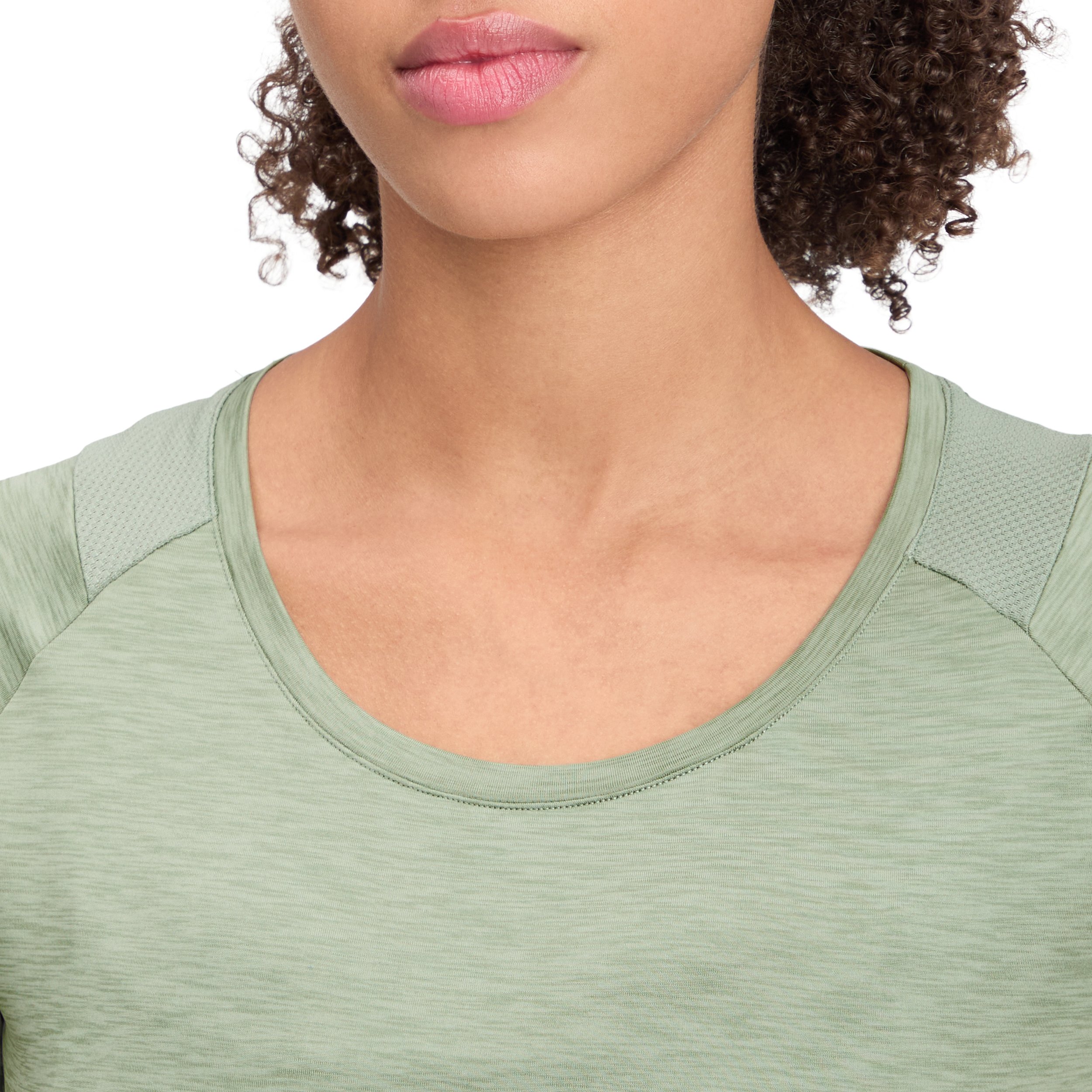 ENERGETICS Da.-T-Shirt Evii SS W MELANGE/GREEN SMOKE/ – Bild 2