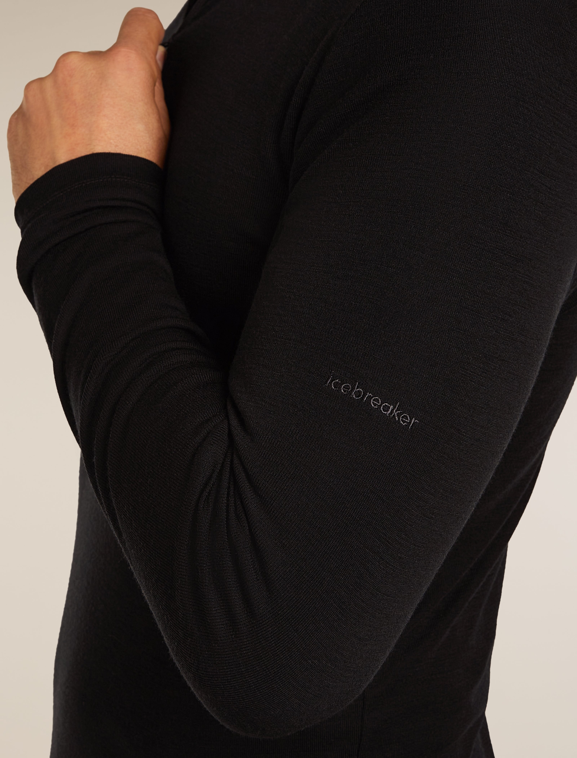 ICEBREAKER M 175 Everyday LS Half Zip BLACK – Bild 6