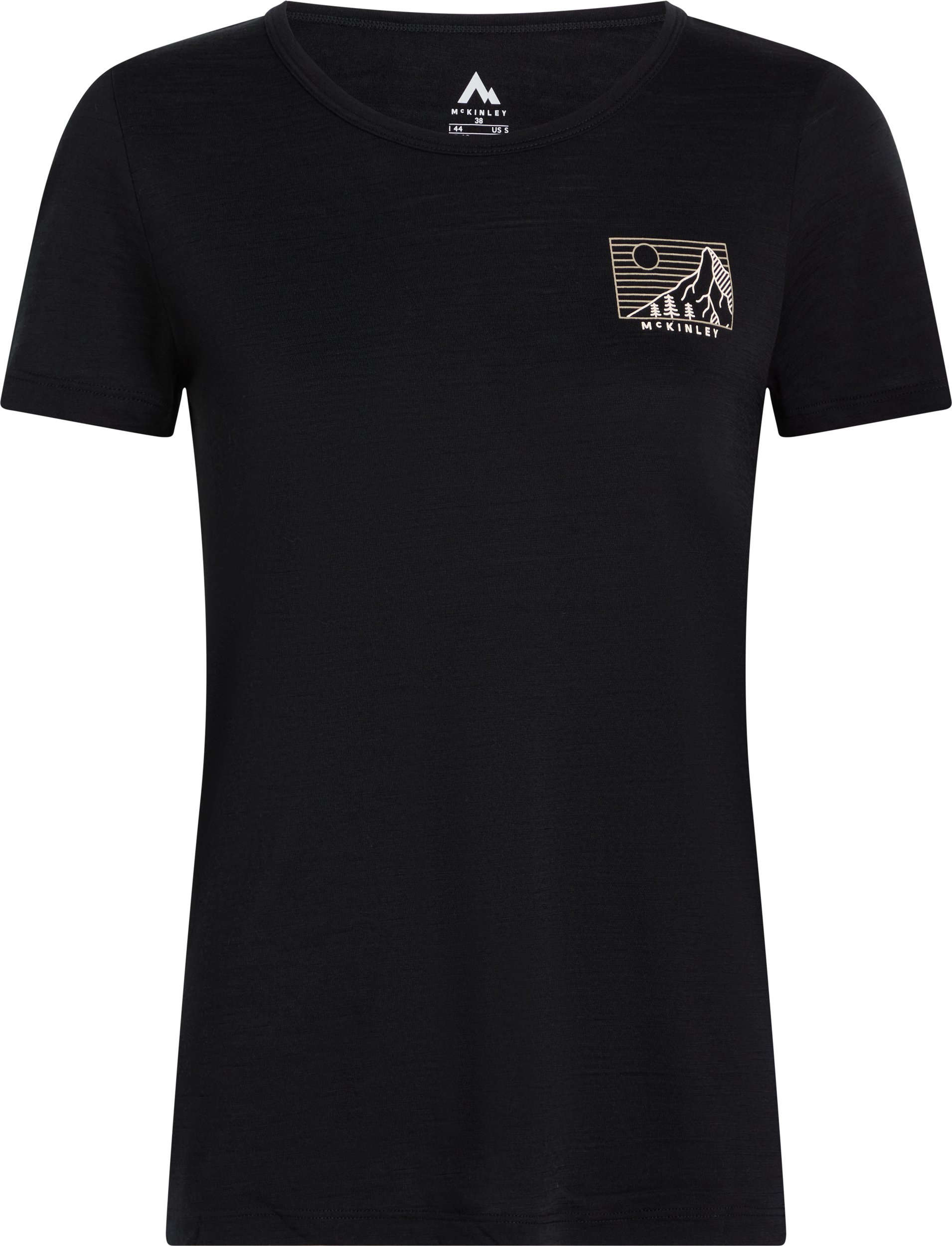 McKINLEY Da.-T-Shirt Shane III TEE W BLACK NIGHT