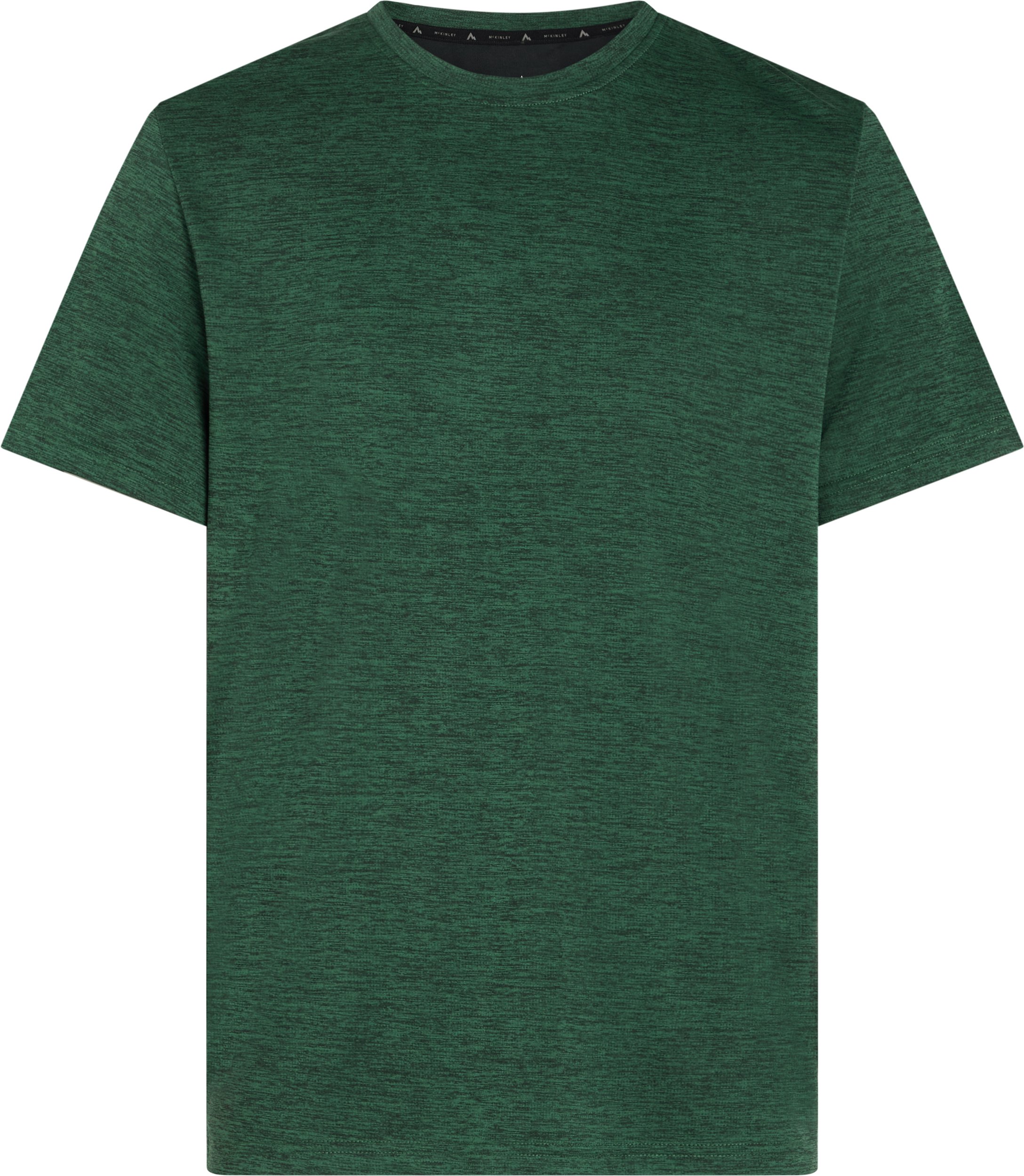 McKINLEY He.-T-Shirt Hunu II M MELANGE/GREEN DARK