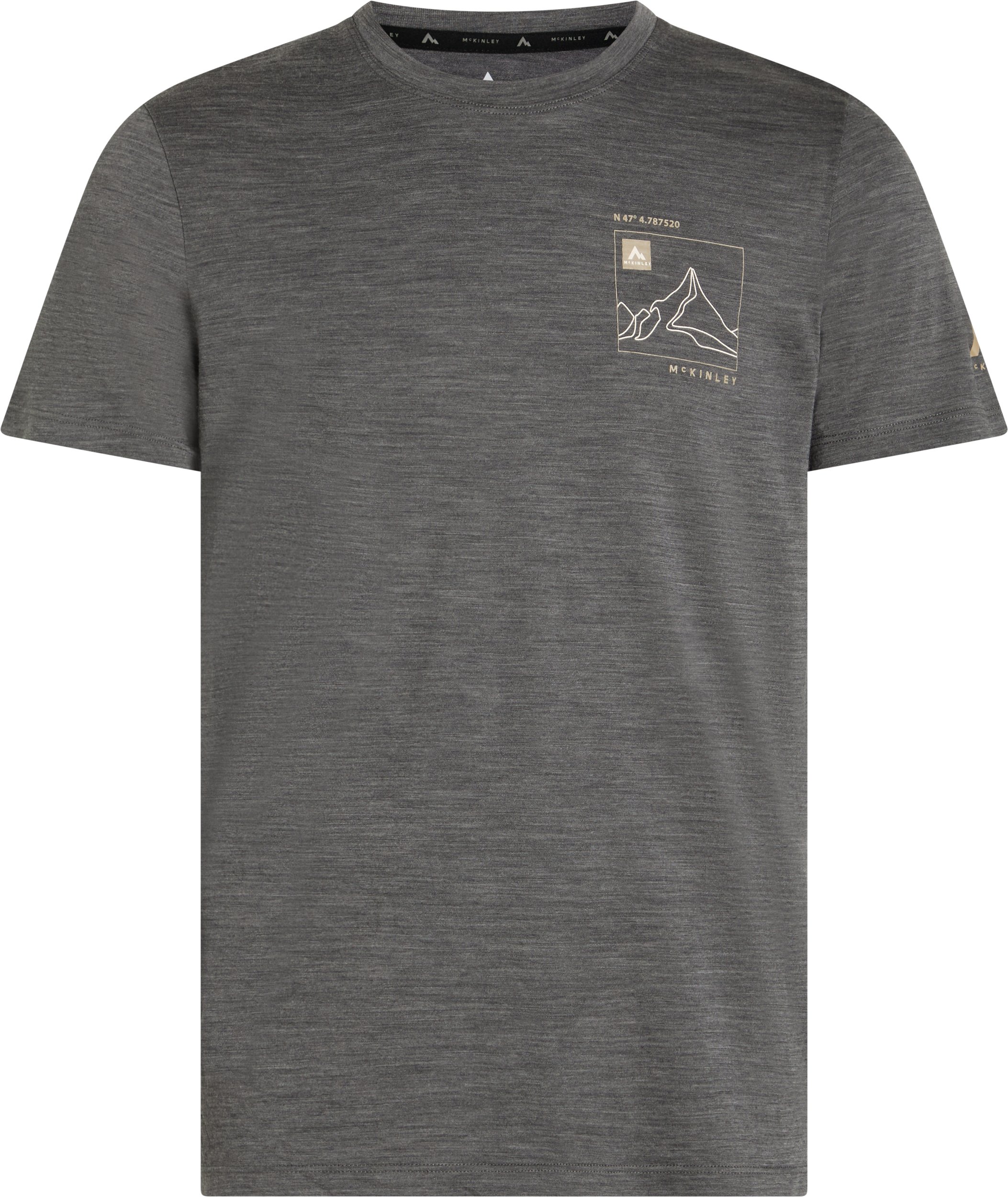McKINLEY He.-T-Shirt Shane IV TEE M MELANGE/ANTHRACITE