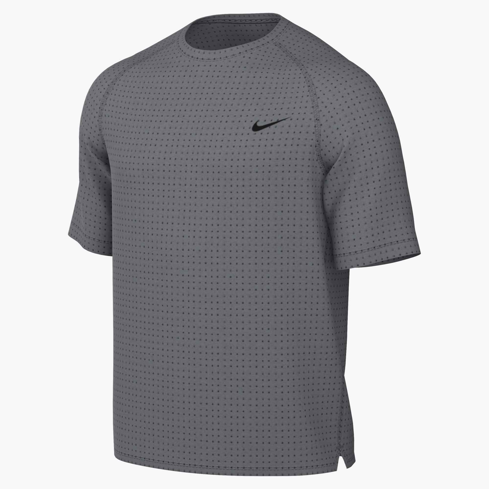 NIKE M NK DF FLEX SS TOP SMOKE GREY/BLACK – Bild 3