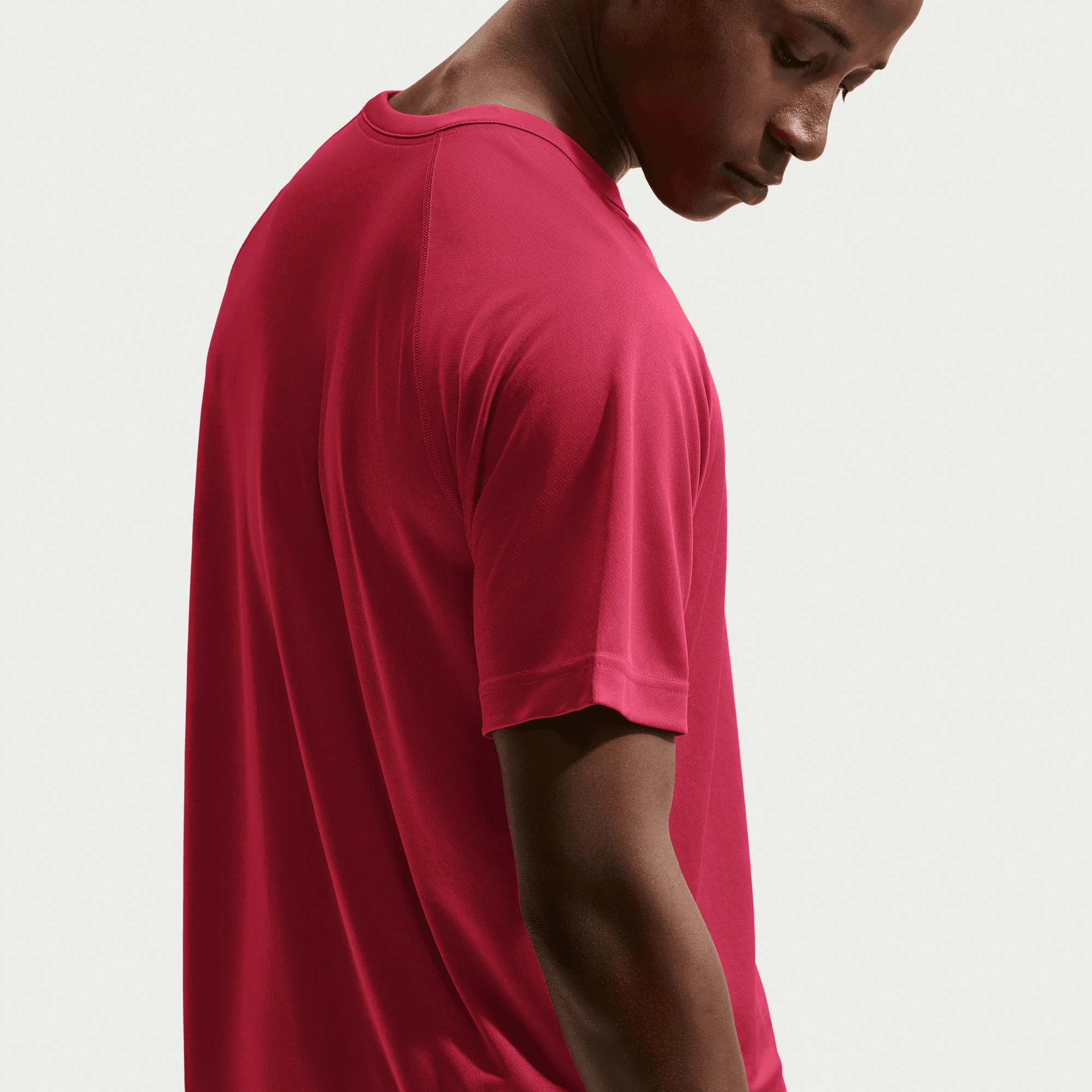 NIKE M NK DF FLEX SS TOP TOUGH RED/BLACK – Bild 2