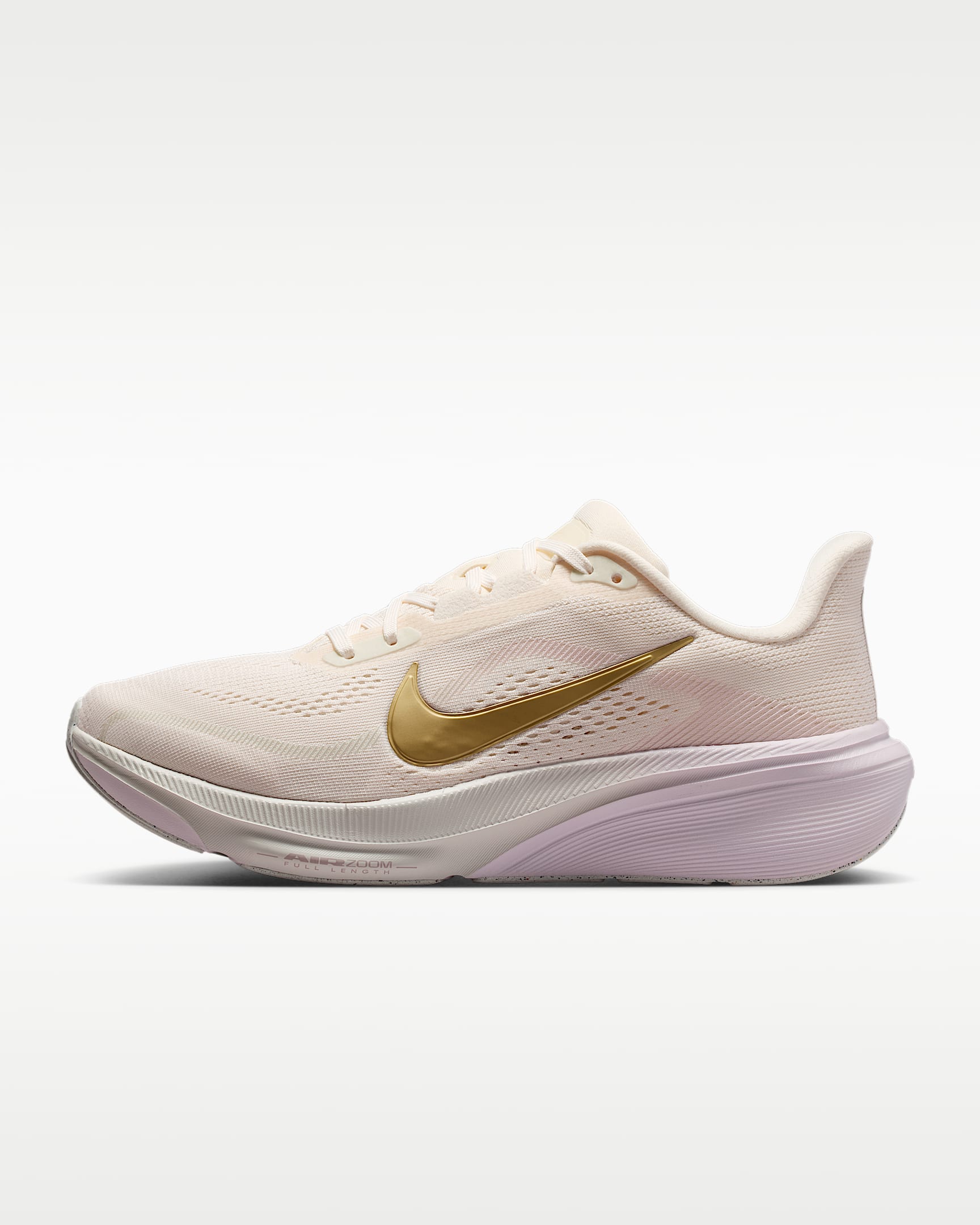NIKE W AIR ZOOM PEGASUS 42 CHALK/METALLIC GOLD-SPRUCE AUR