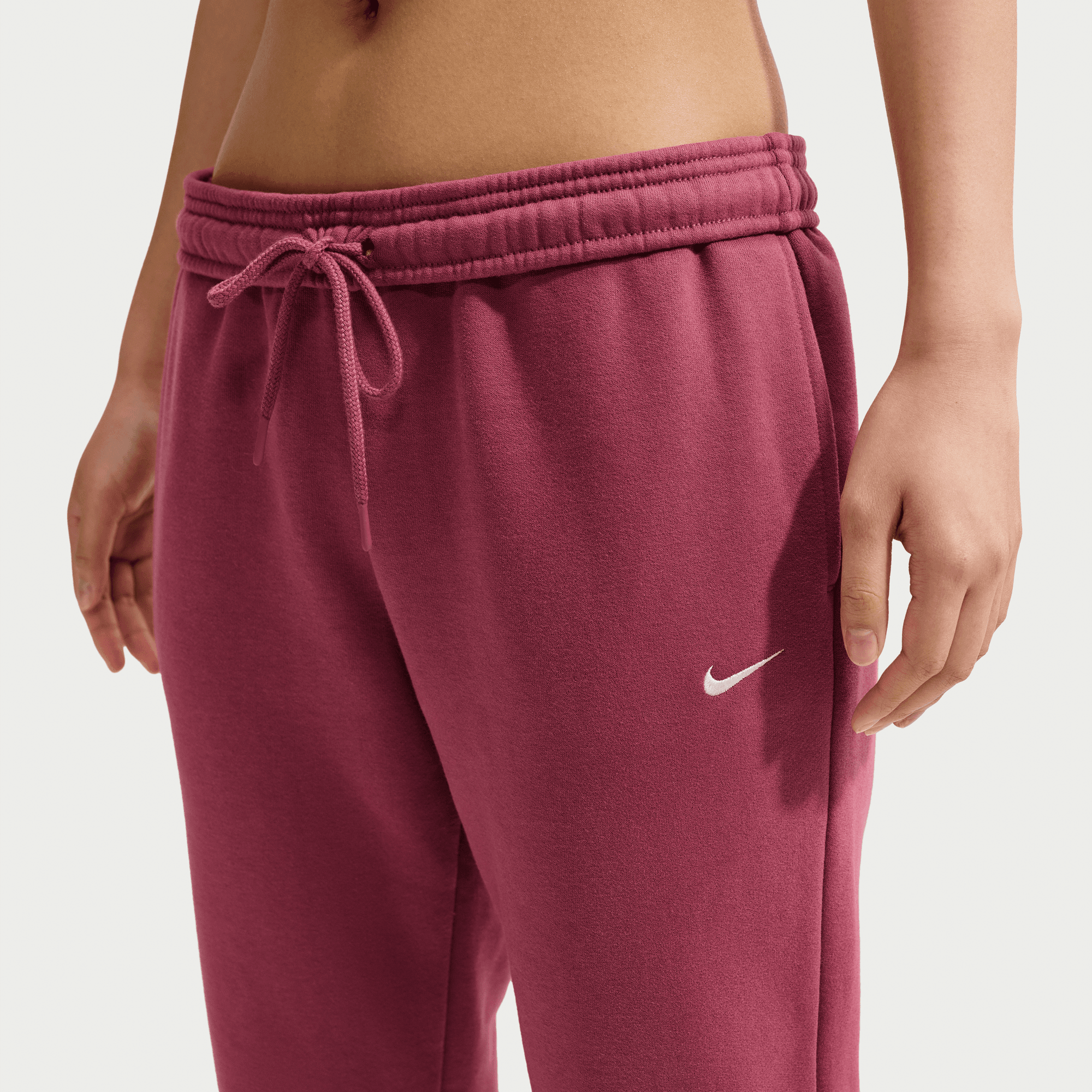 NIKE W NK STDO FLC MW MR STD CF PNT PINK SMOKE/SAIL – Bild 2