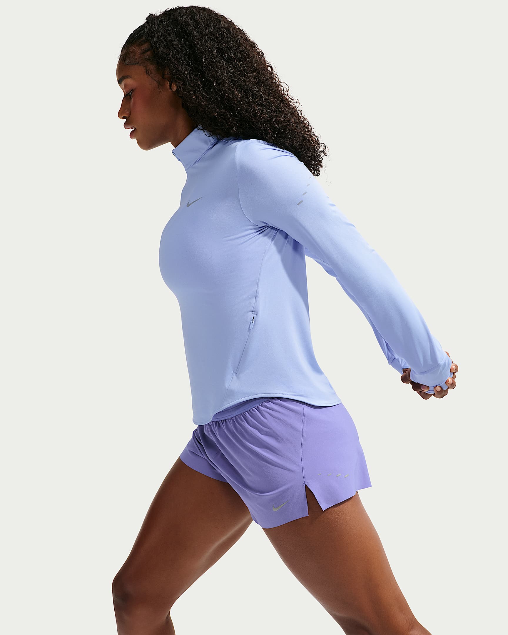 NIKE W NK SWIFT DF UV HZ TOP ALUMINUM/REFLECTIVE SILV – Bild 3
