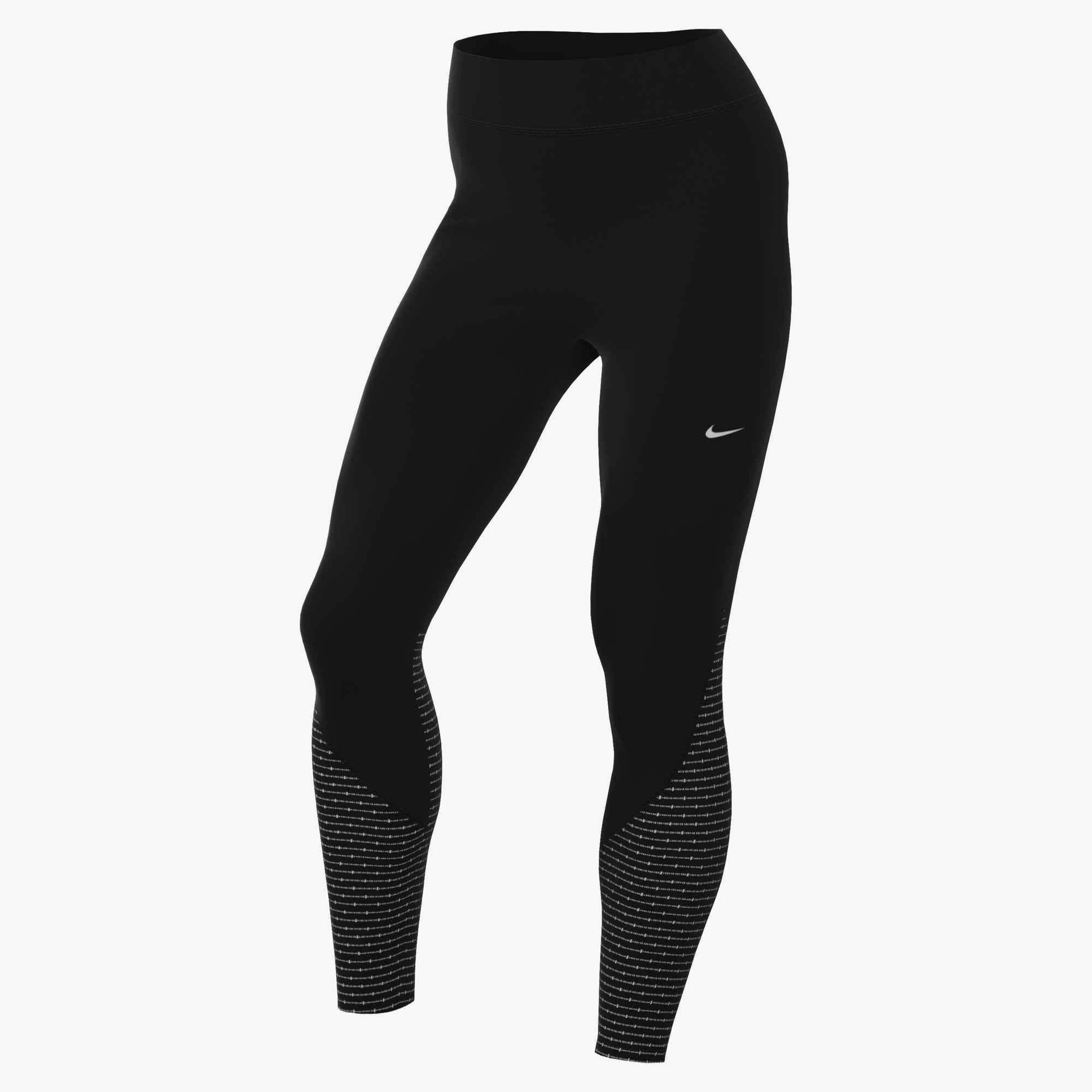 NIKE W NK TEMPO DF HR 7/8 MSH TGT BLACK/REFLECTIVE SILV – Bild 3