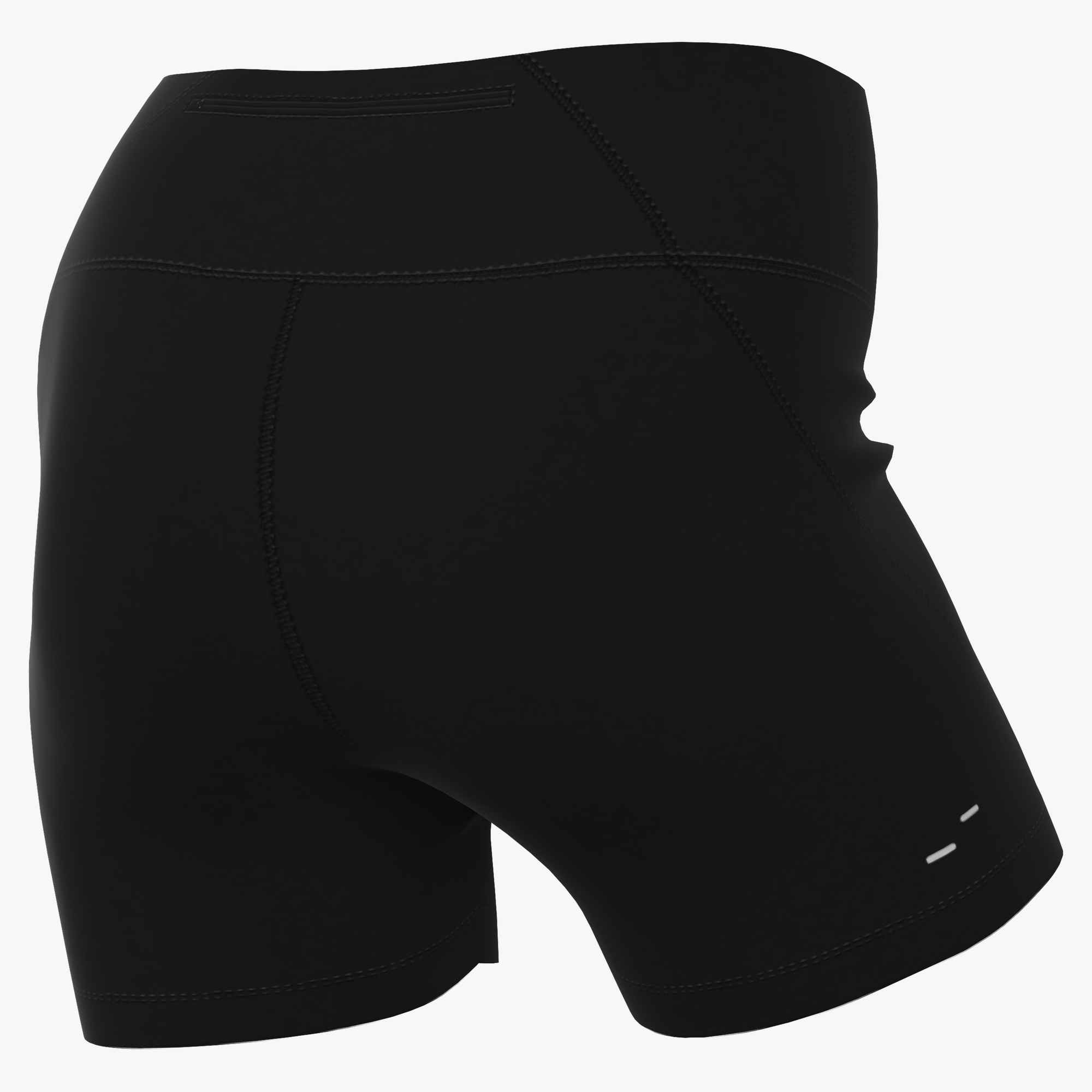 NIKE W NK TEMPO DF HR TGT SHRT BLACK/REFLECTIVE SILV – Bild 4