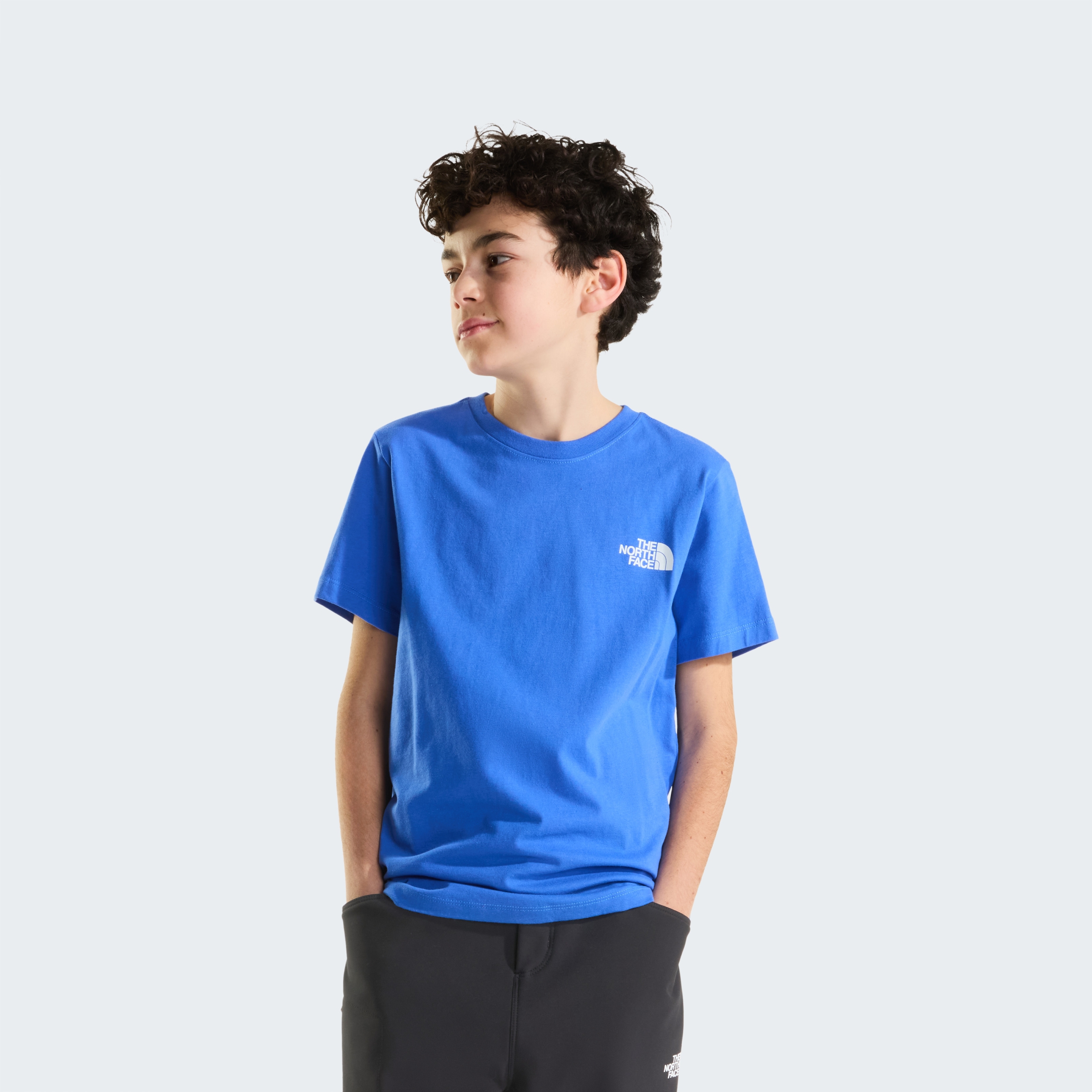 THE NORTH FACE TEEN EVOLUTION BOX NSE SS TEE ACTIVE BLUE – Bild 4
