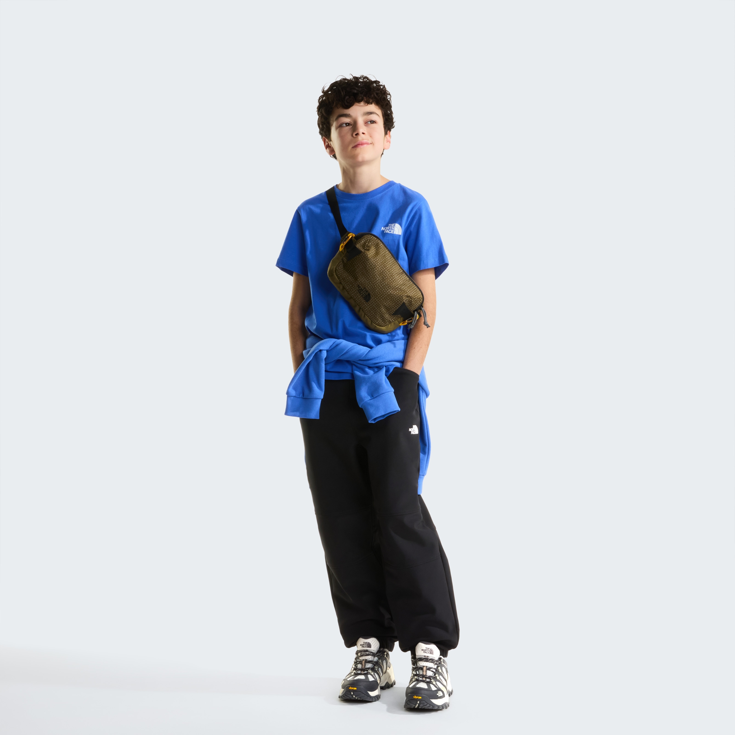 THE NORTH FACE TEEN EVOLUTION BOX NSE SS TEE ACTIVE BLUE – Bild 5