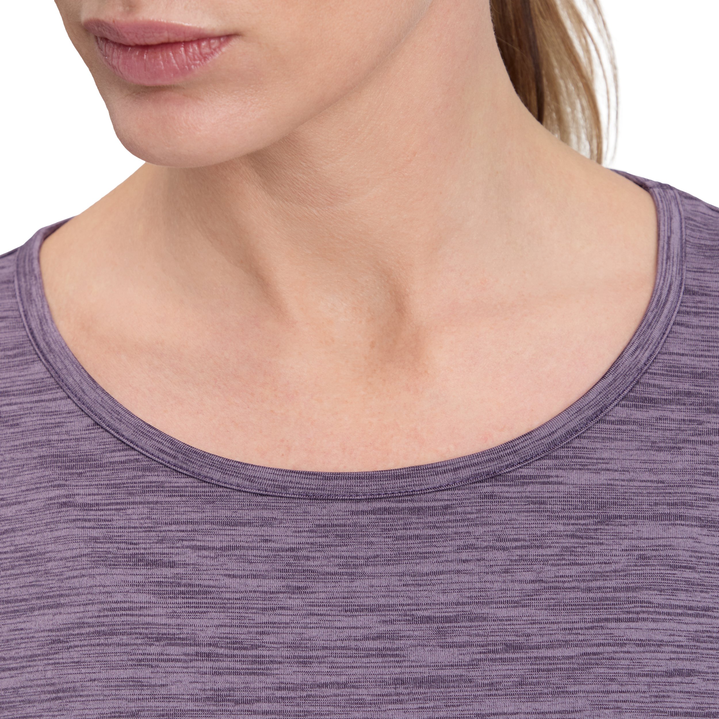 ENERGETICS Da.-Shirt Jewel 3/4 SS W MELANGE/VIOLET DARK/ – Bild 2