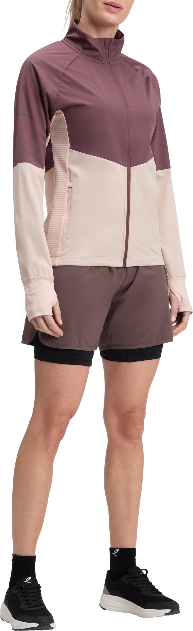 ENERGETICS Da.-Shorts Isolda II W RED WINE/BLACK – Bild 2
