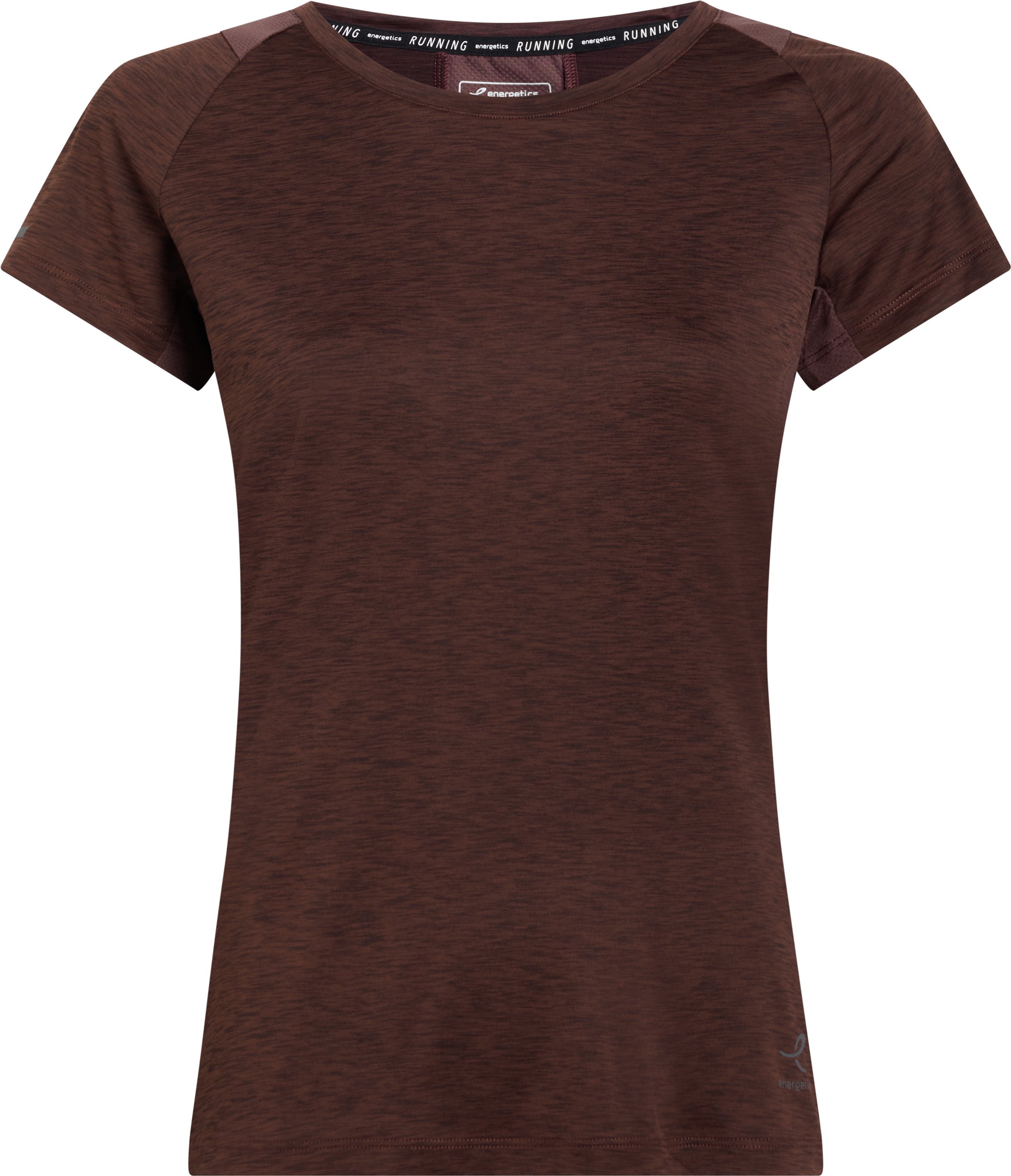 ENERGETICS Da.-T-Shirt Evii SS W 929 MELANGE/RED WINE
