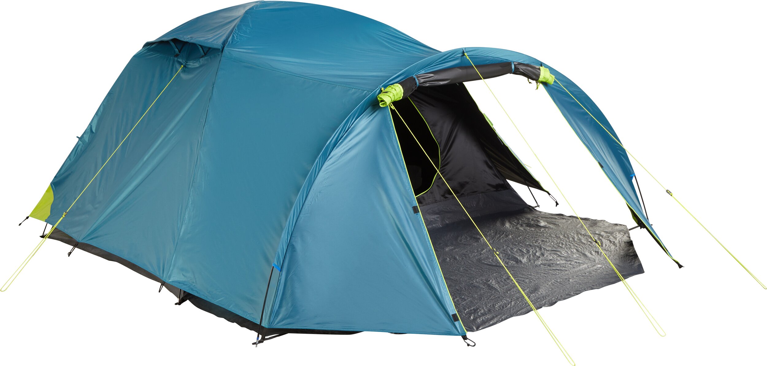 McKINLEY Camping-Zelt VEGA 40.4 SW I BLUE PETROL/GREEN LI – Bild 3