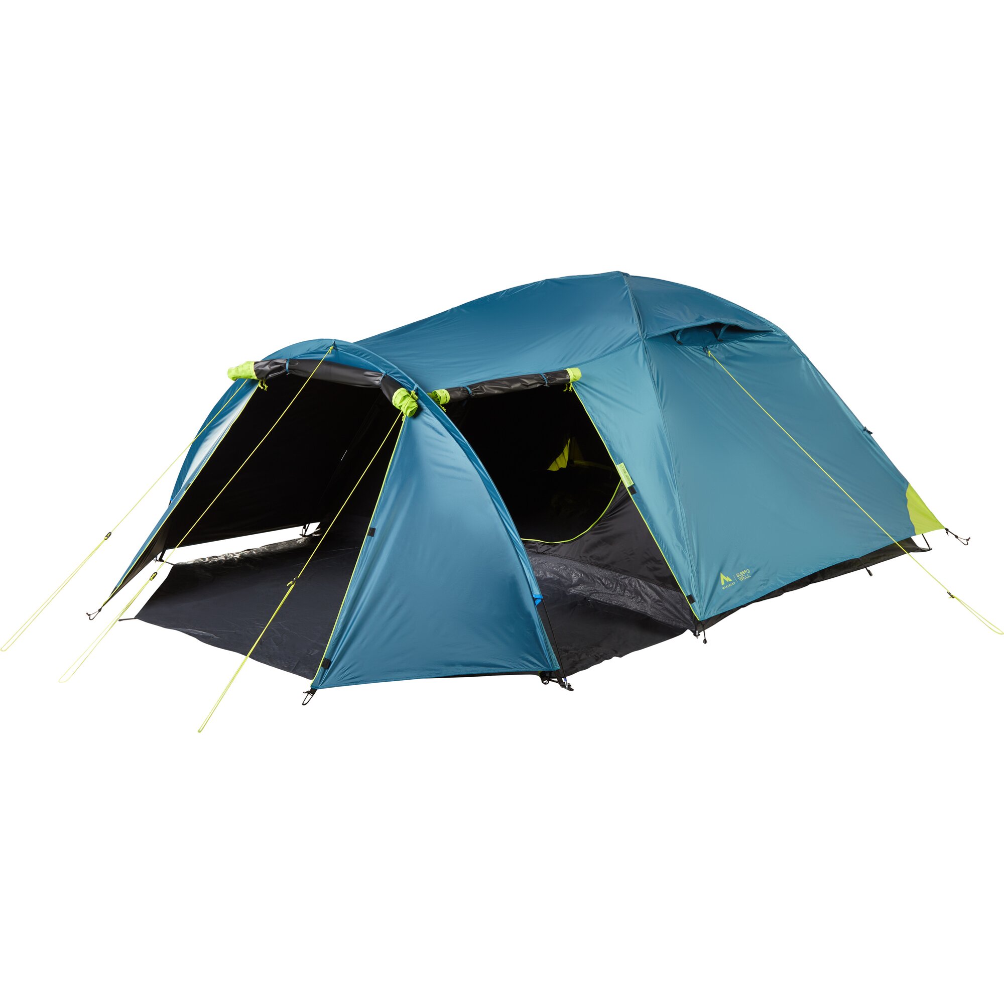 McKINLEY Camping-Zelt VEGA 40.4 SW I BLUE PETROL/GREEN LI – Bild 5
