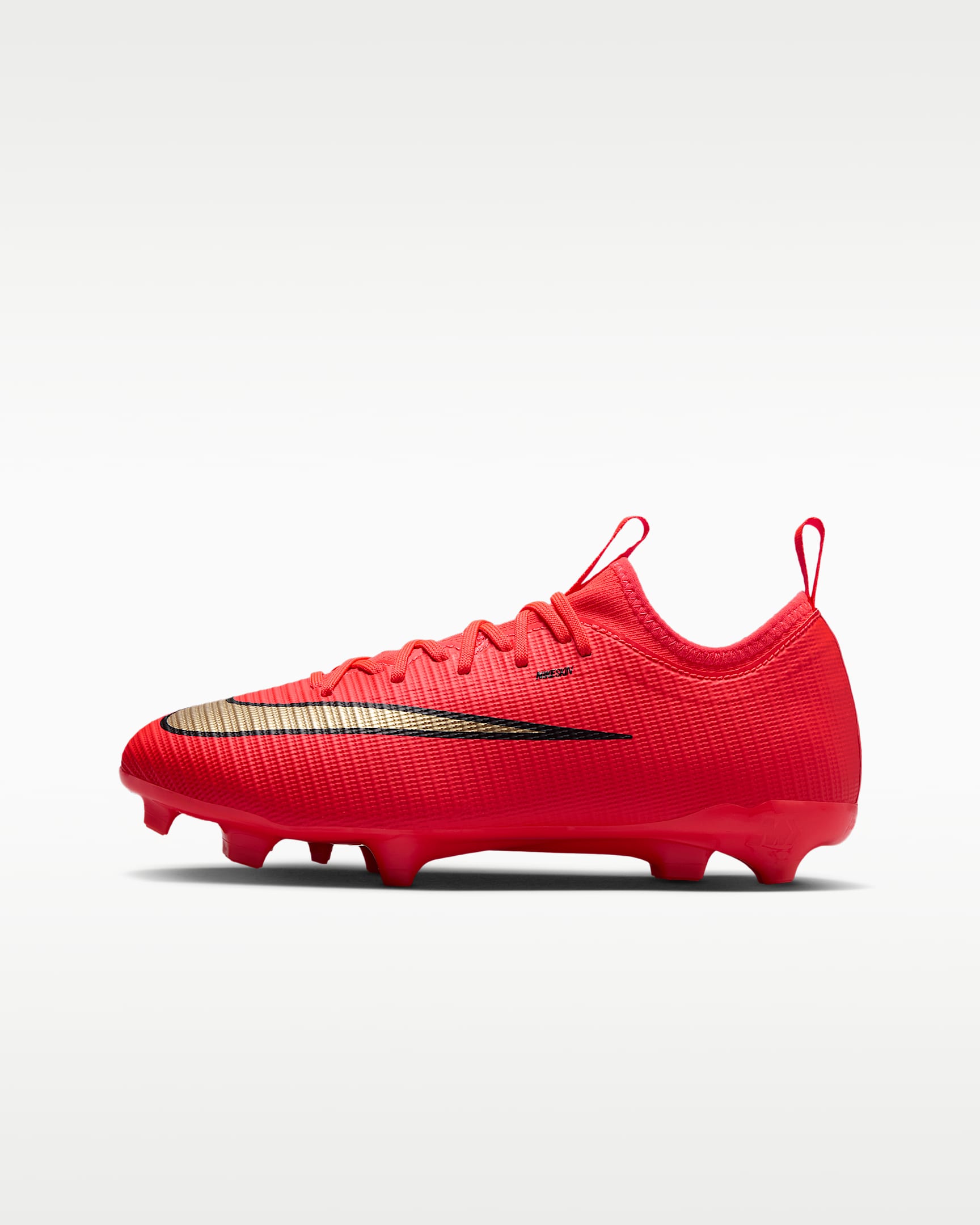 NIKE JR VAPOR 17 ACADEMY FG/MG BRIGHT CRIMSON/BLUR