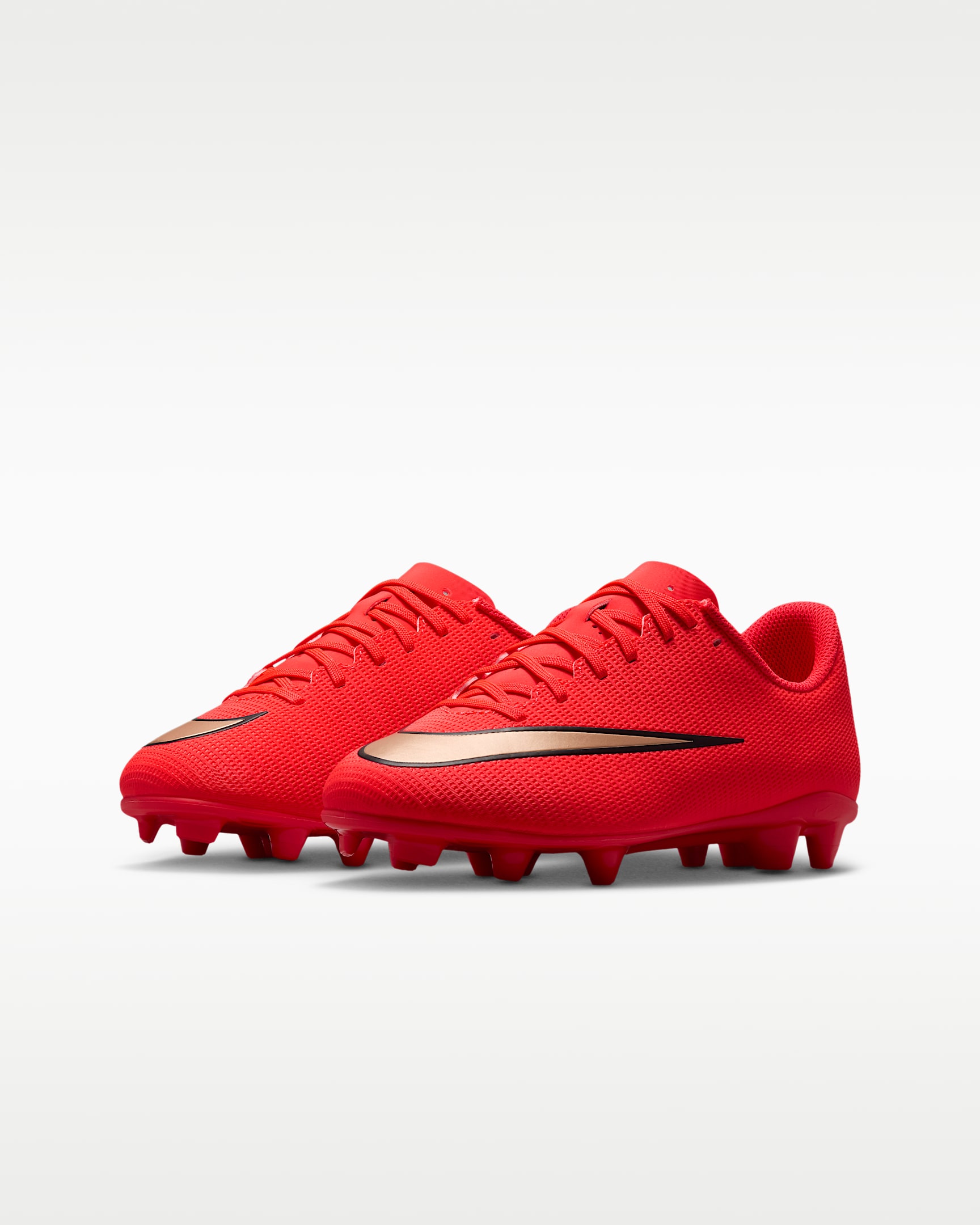 NIKE JR VAPOR 17 CLUB FG/MG BRIGHT CRIMSON/BLUR – Bild 5