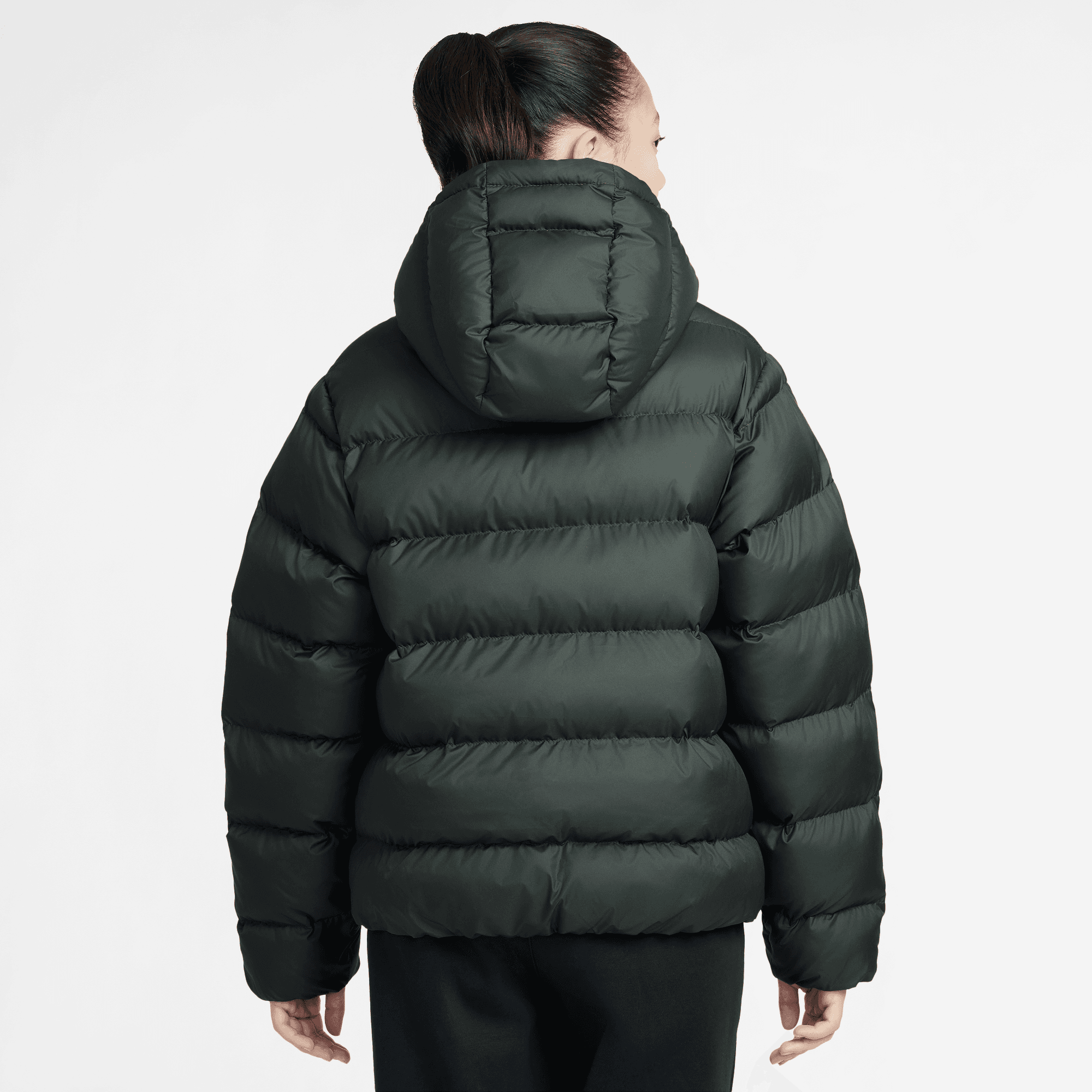 NIKE K NSW TF ADP PUFFER CAMO GREEN/WHITE – Bild 2