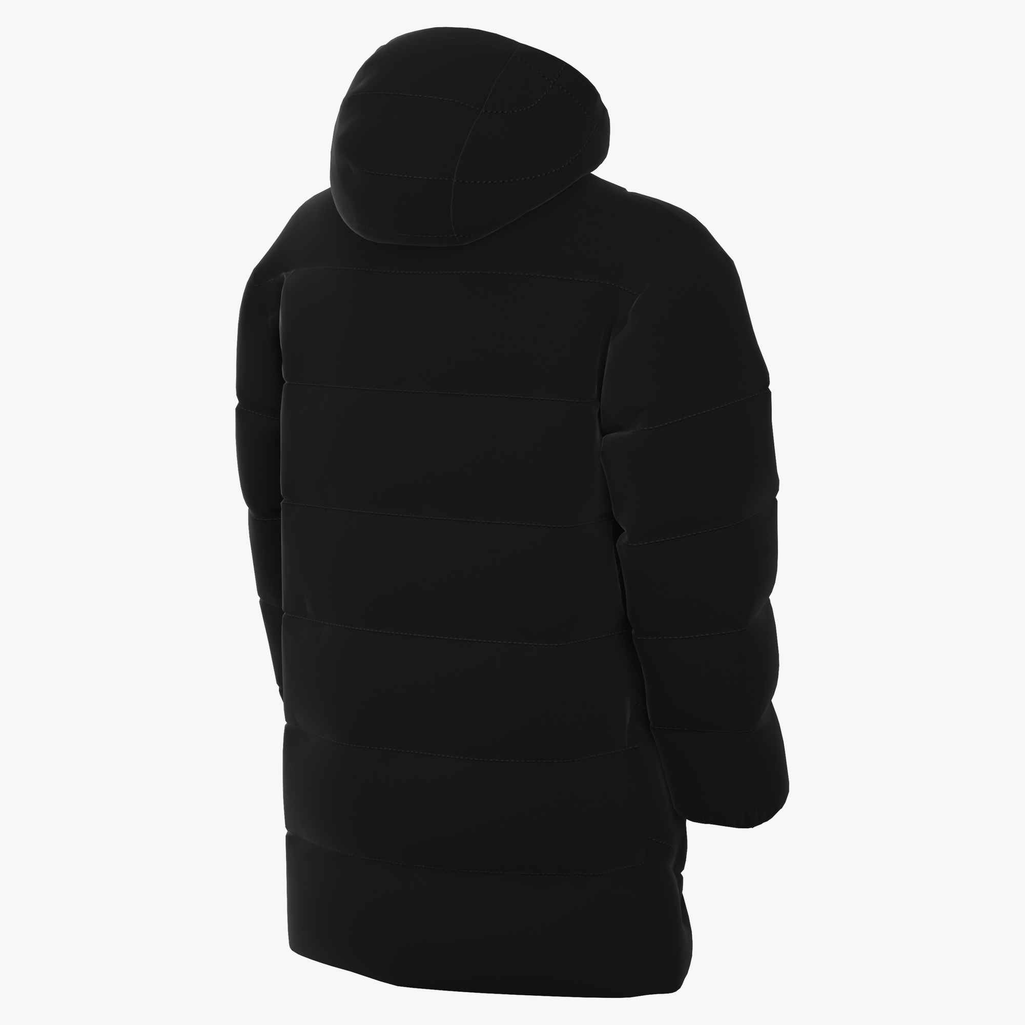 NIKE K NSW TF ADP PUFFER MID THIGH BLACK/WHITE – Bild 2