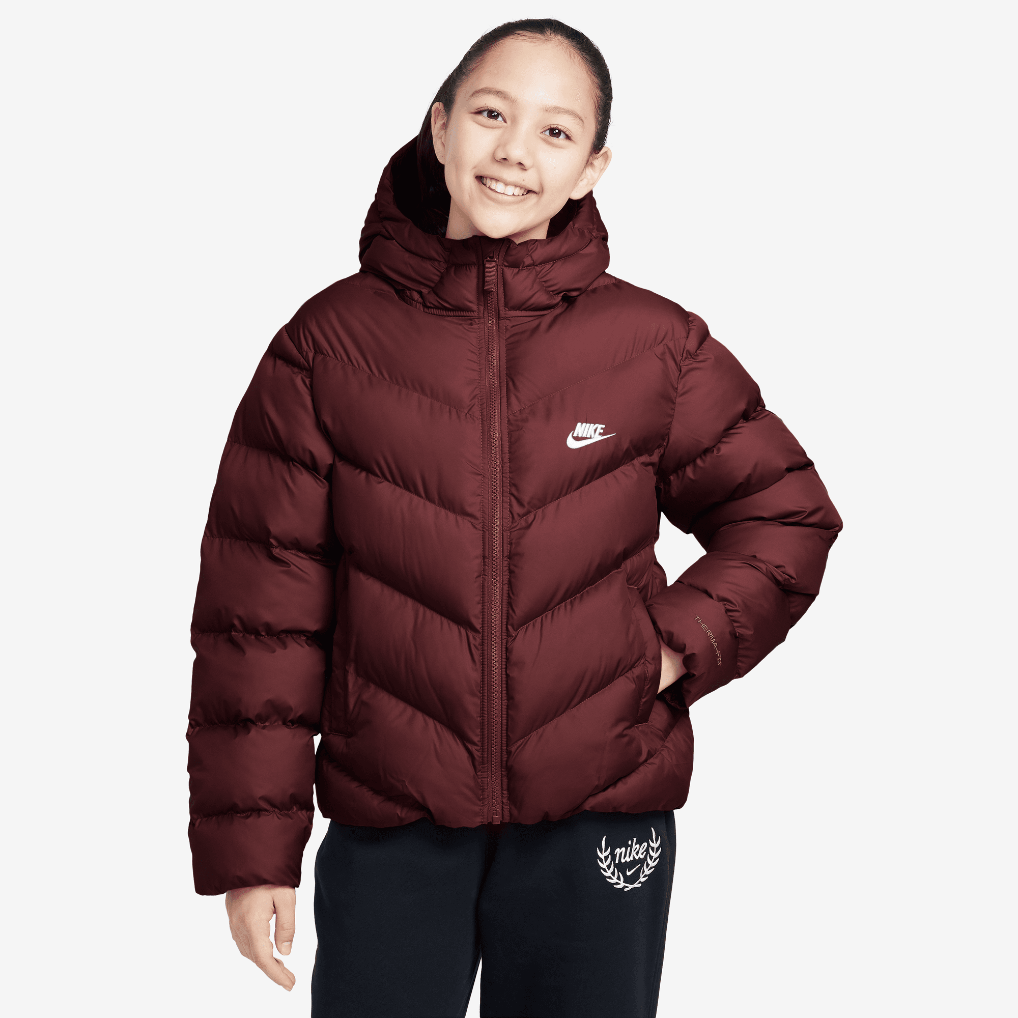 NIKE K NSW TF ADP PUFFER MYSTIC DATES/WHITE