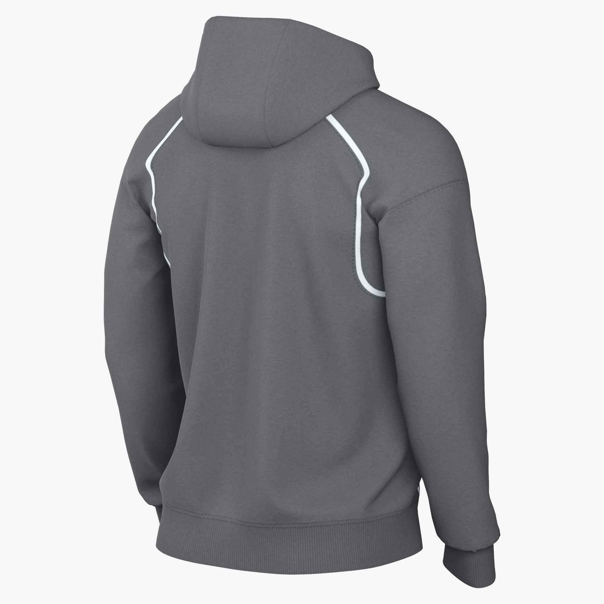 NIKE M NK AIR BB FZ HDY SMOKE GREY/WHITE/WHITE – Bild 4