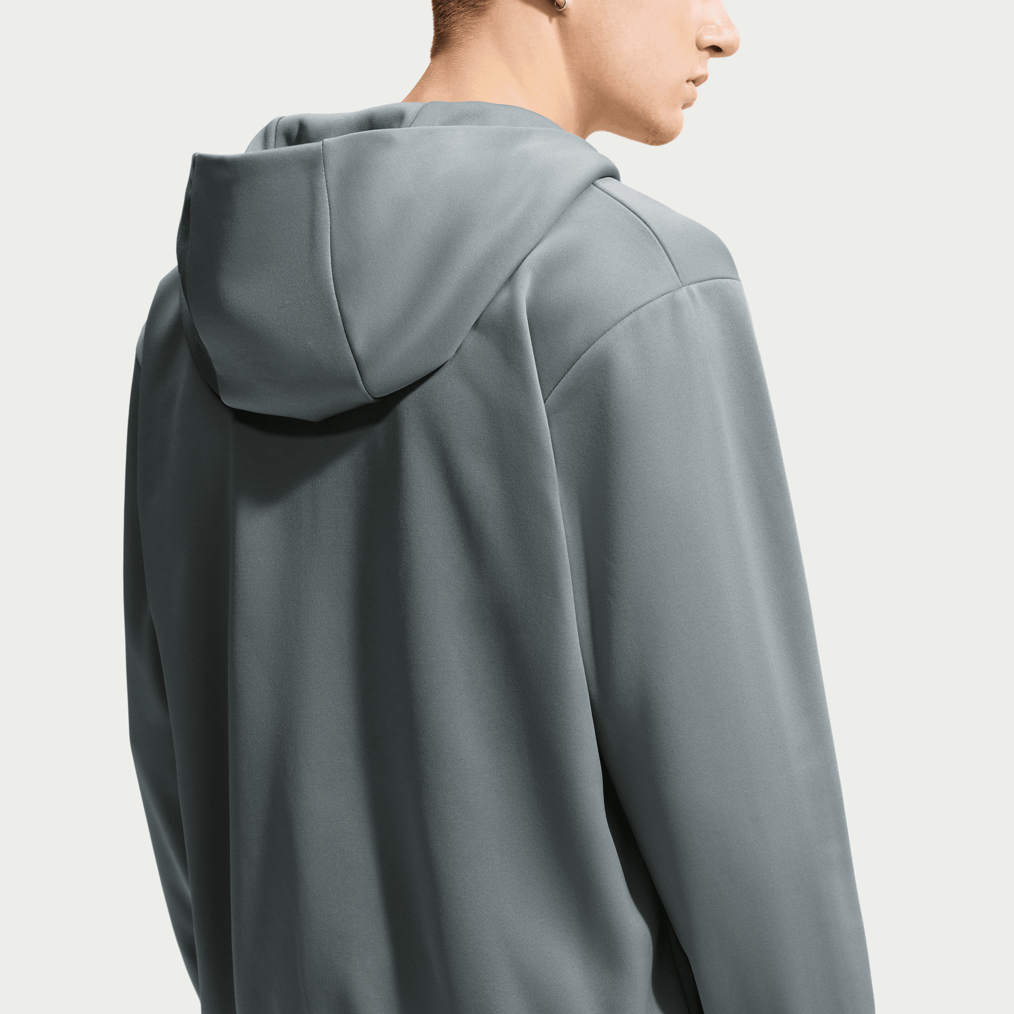 NIKE M NK TF FLEX FLC FZ HD SMOKE GREY/SMOKE GREY/BLACK – Bild 4